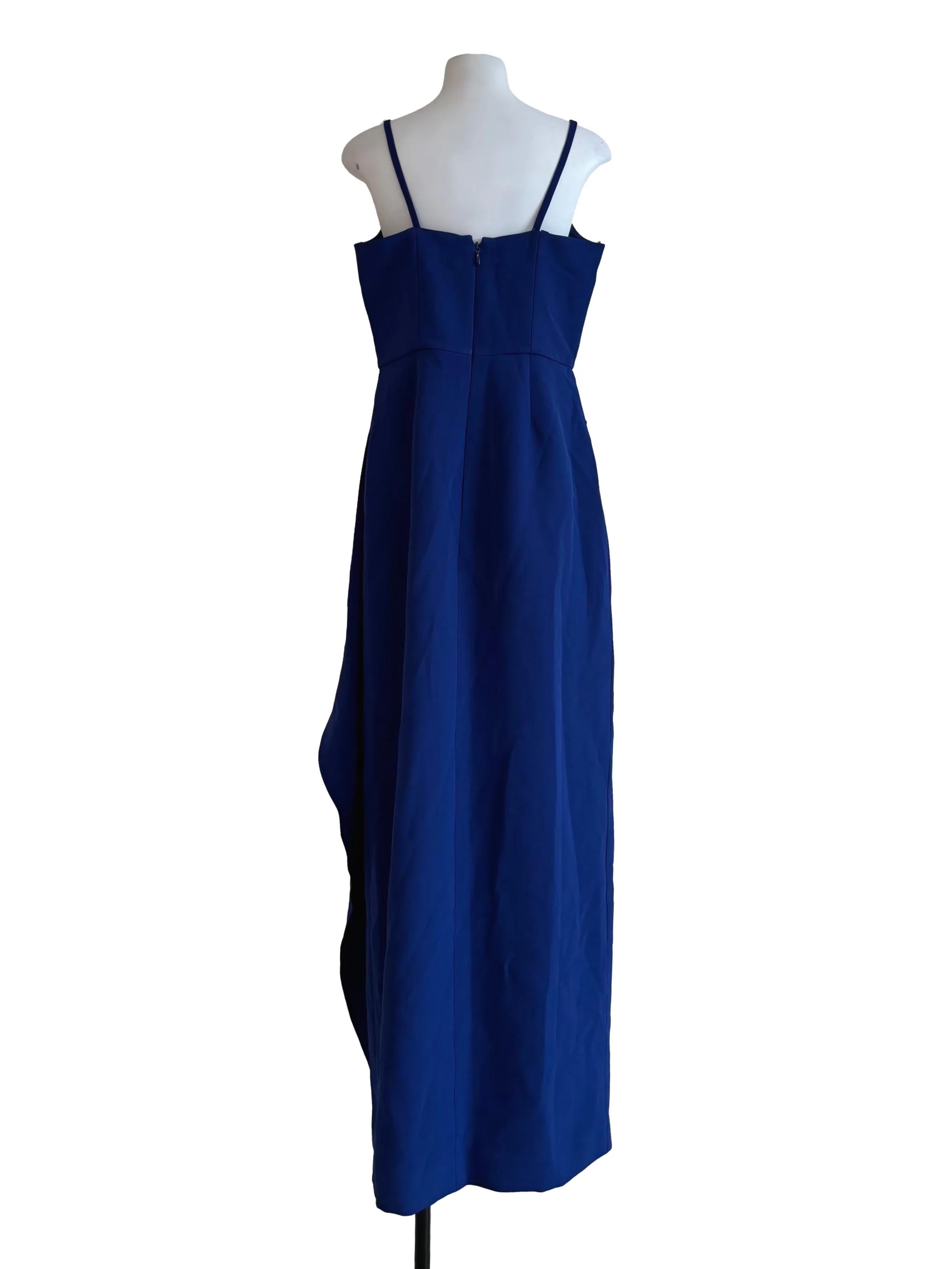Admiral Blue Drape Maxi Dress - Image 2