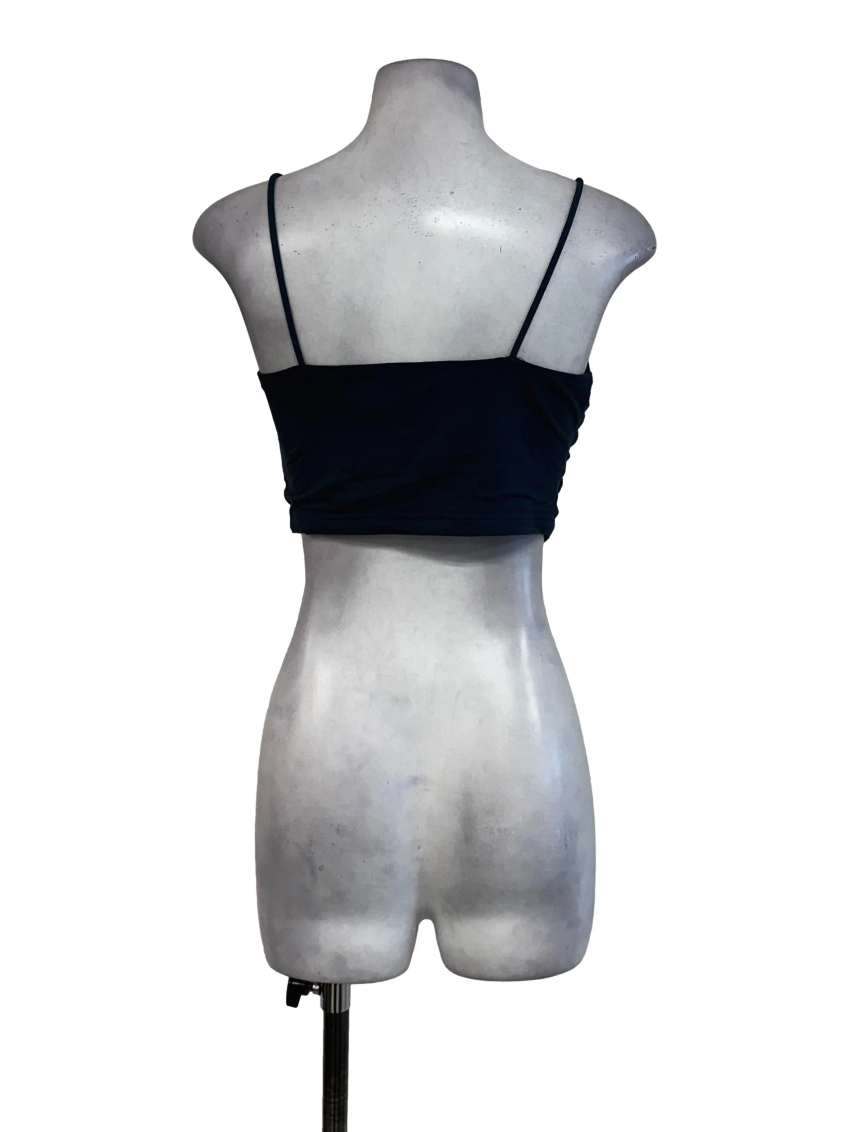 Aegan Blue Padded Sleeveless Crop Top - Image 2