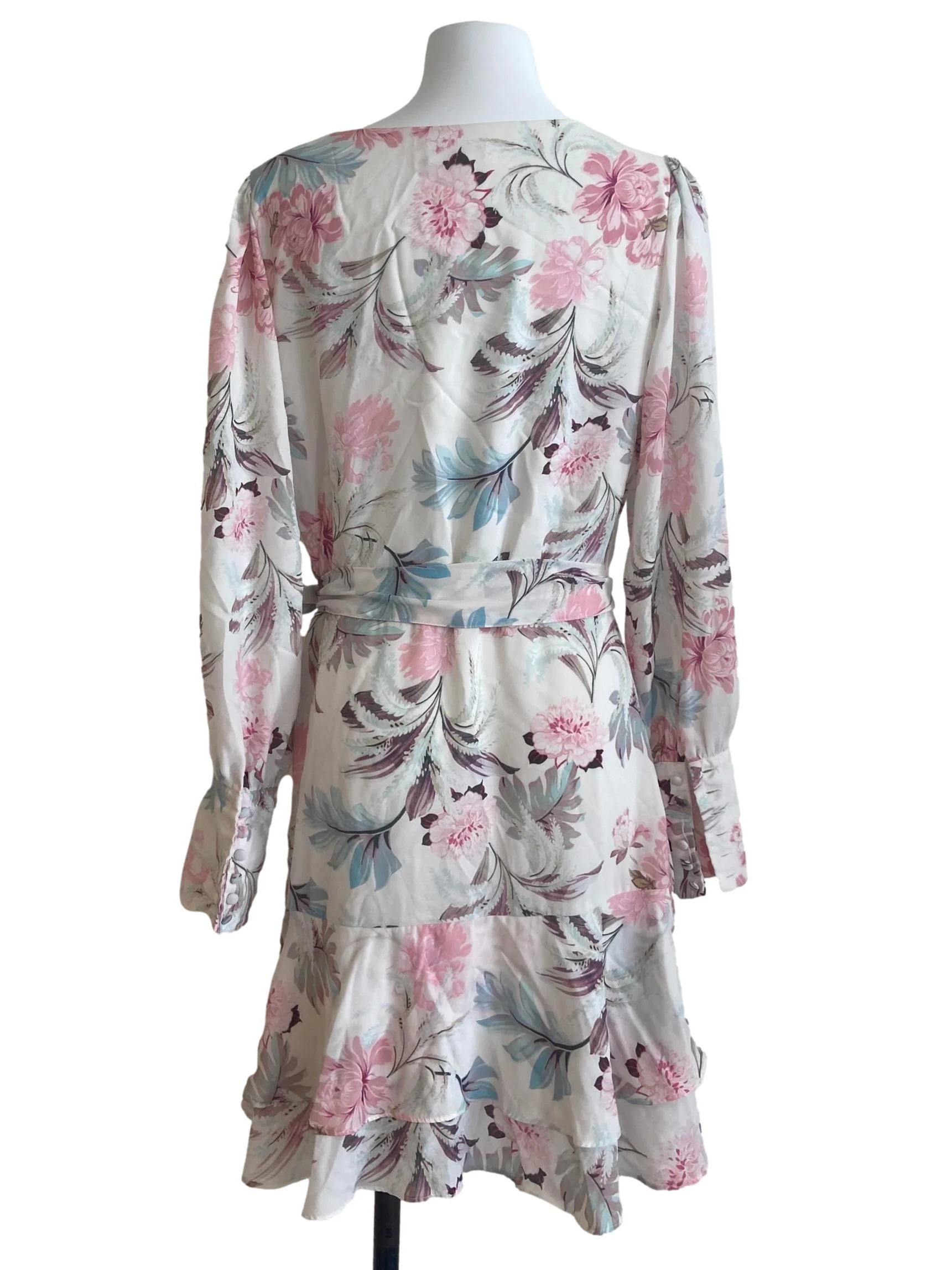 Alabaster & Pink Floral Layered Dress - Image 2
