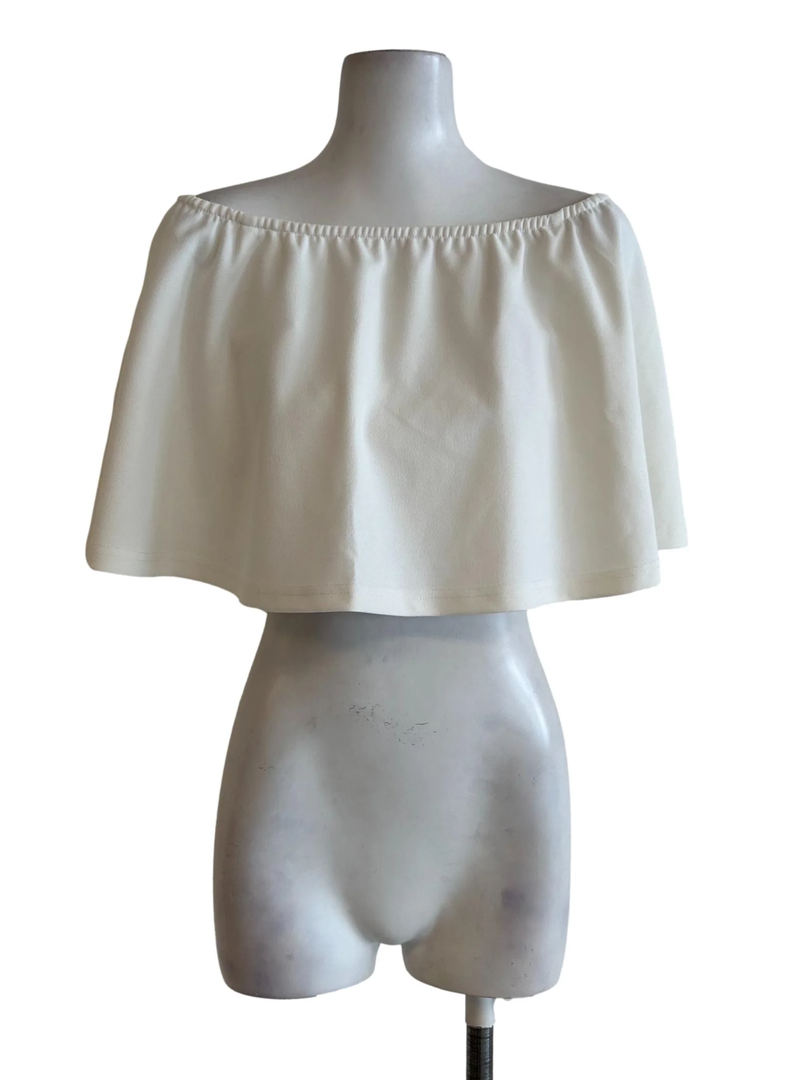 Alabaster White Flowy Top