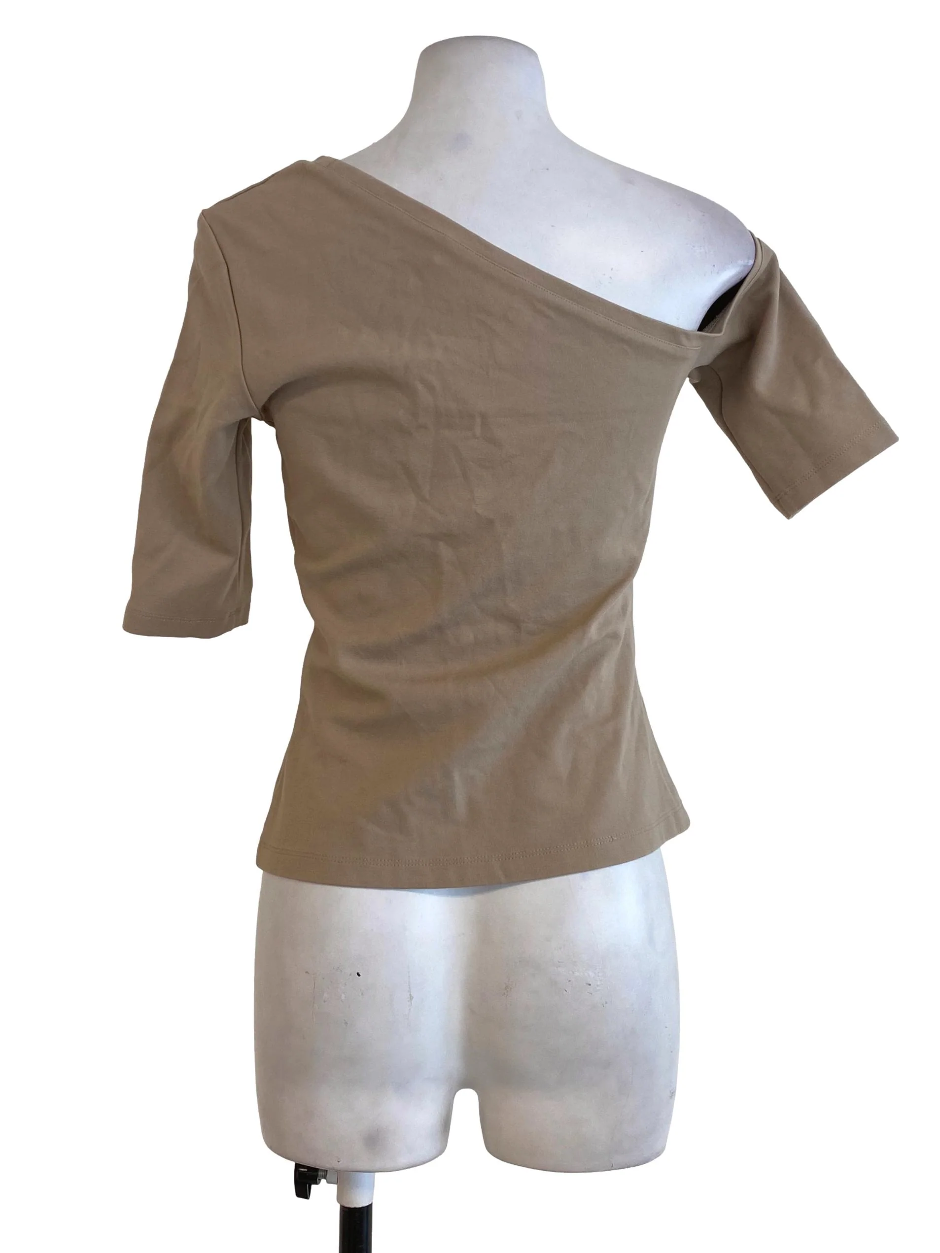 Almond Brown Asymmetrical Top LB - Image 2