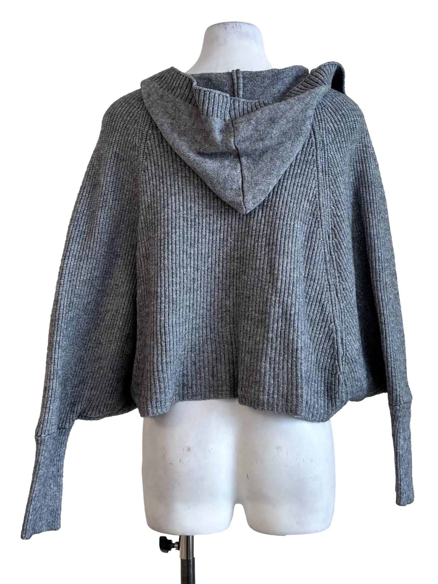 Anchor Grey Knitted Hoodies - Image 2