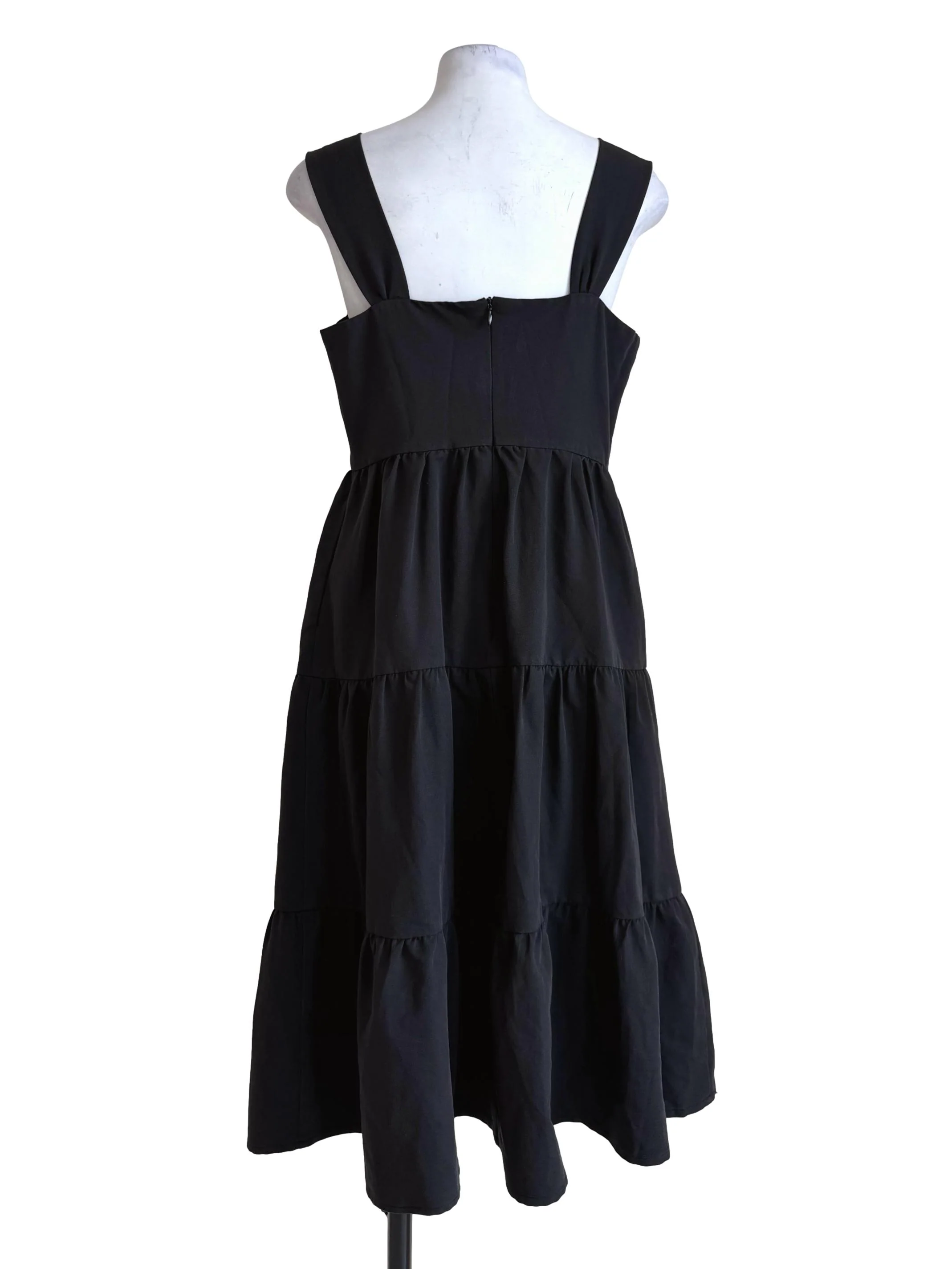 Ant Black Sweetheart Neck Layer Dress - Image 2