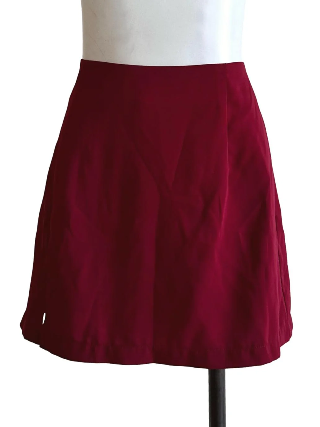Apple Red Plain Mini Skort YHF
