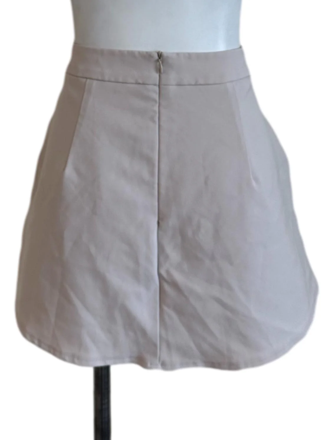 Ash Beige Mini Slit Skorts - Image 2