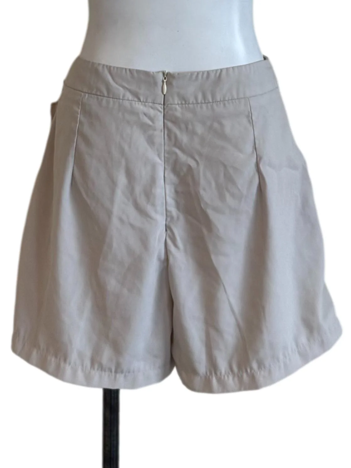 Ash White Ruffle Shorts - Image 2