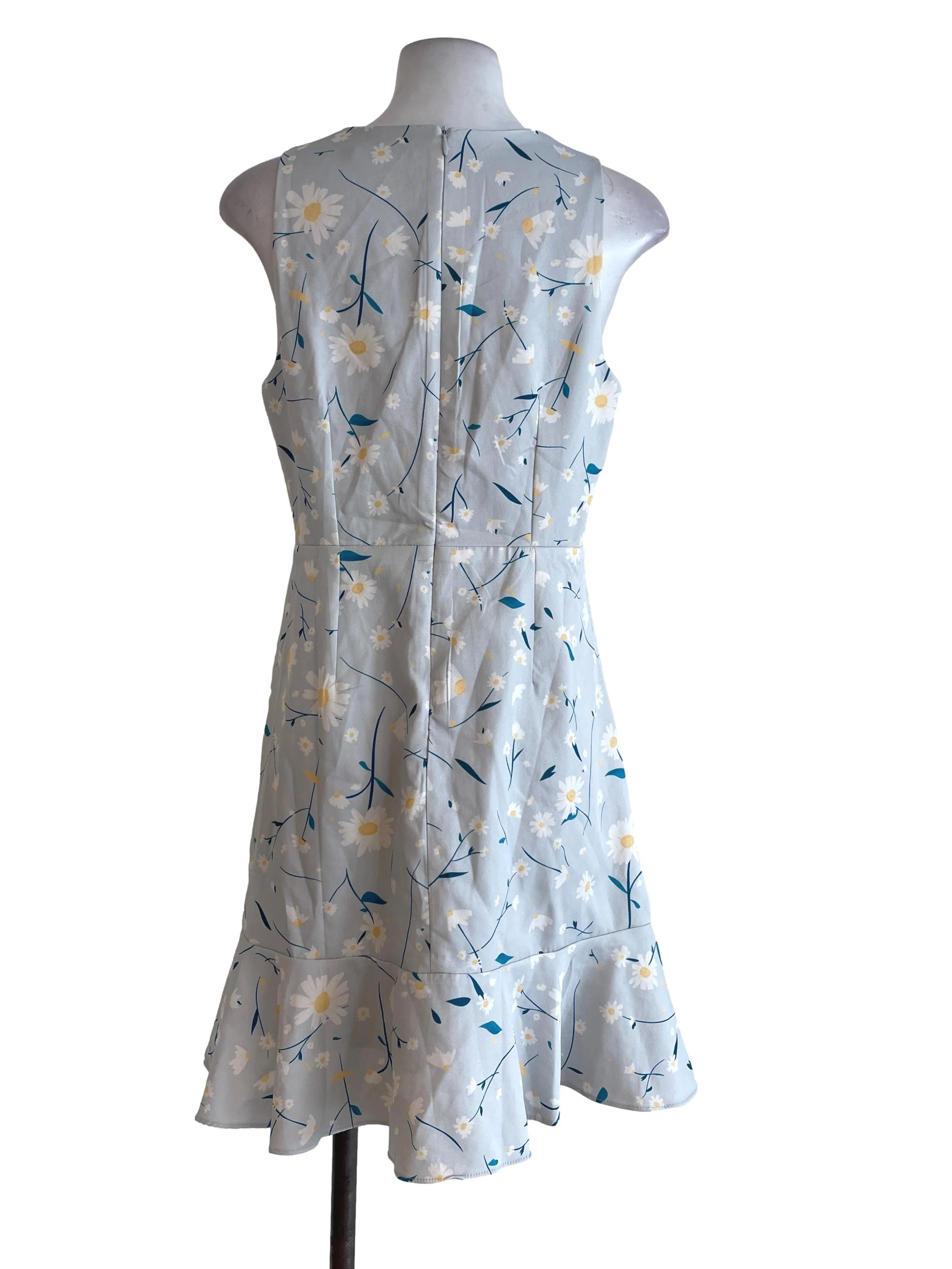 Baby Blue Floral Dress - Image 2