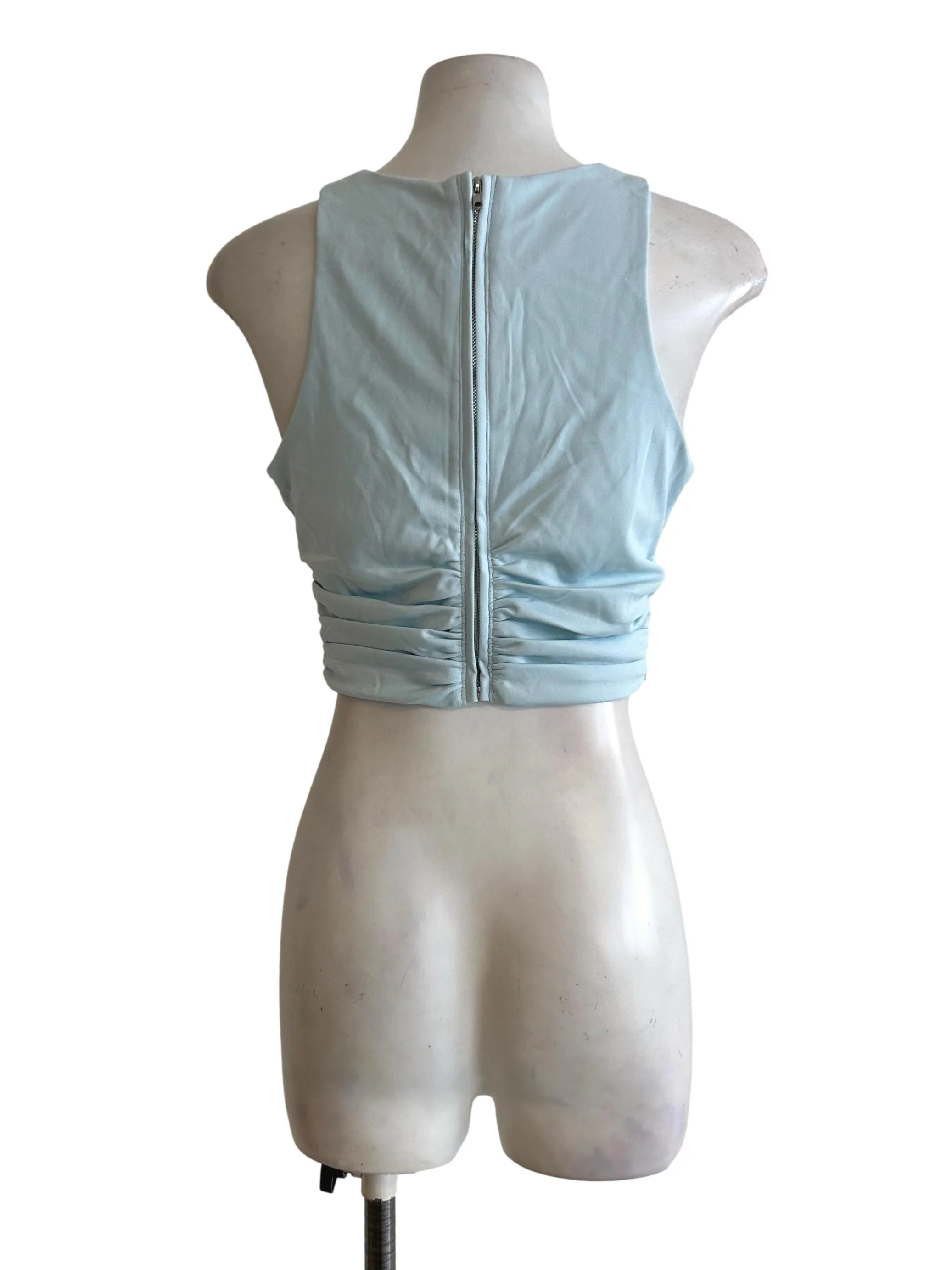 Baby Blue Sleeveless Top - Image 2