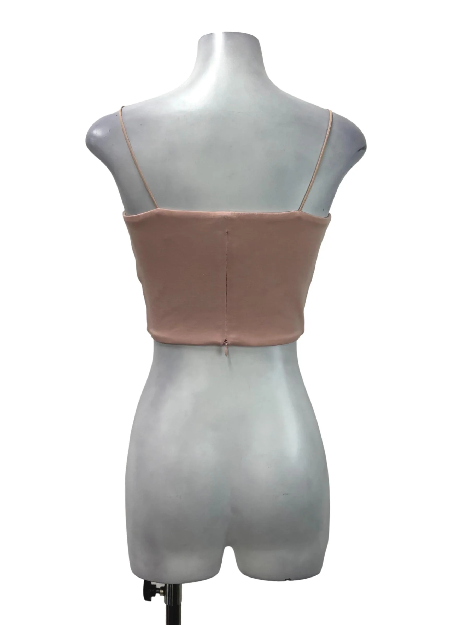 Baby Pink Across Neck Sapg Strap Cami - Image 2