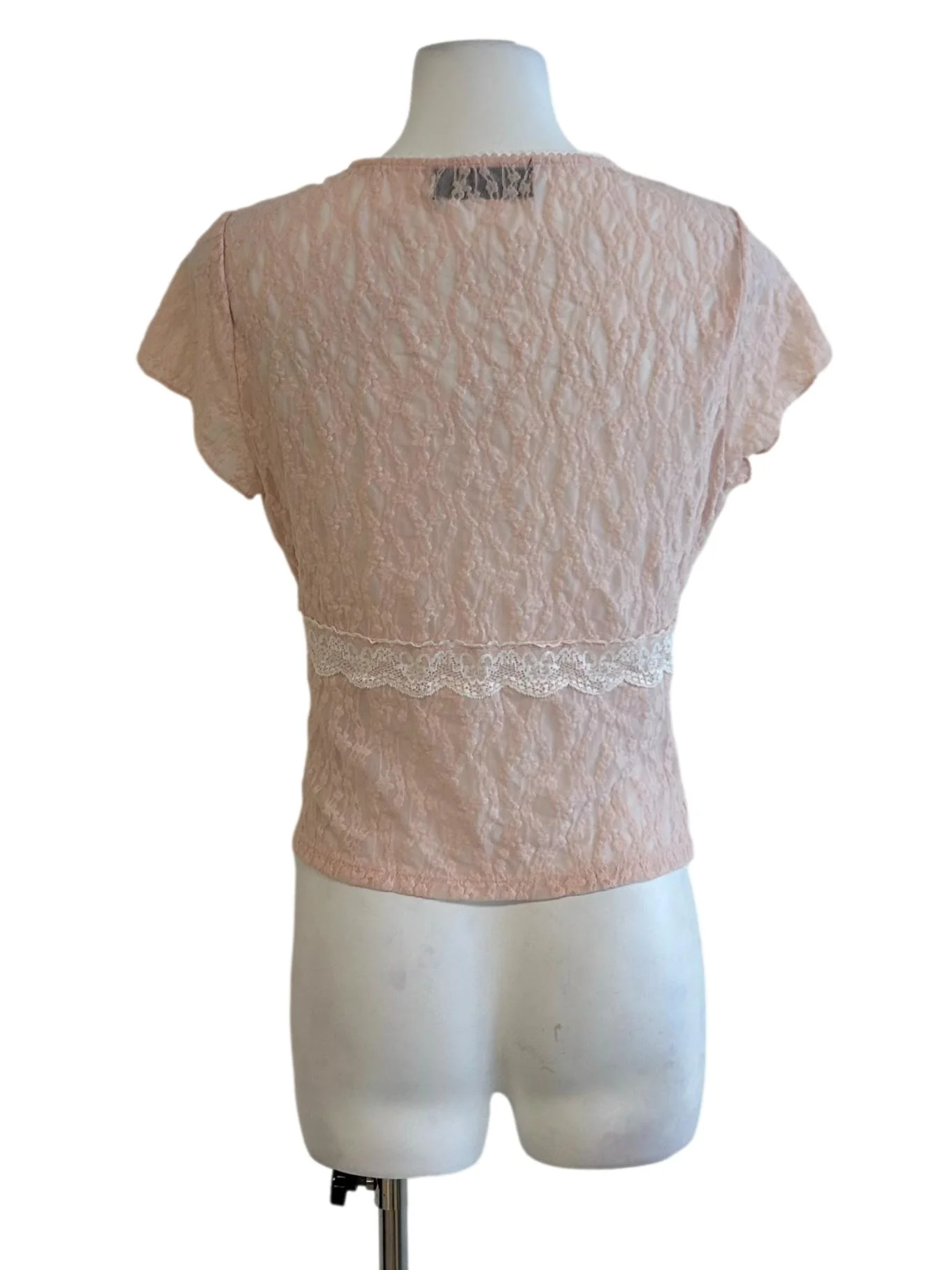 Baby Pink Lace Top - Image 2