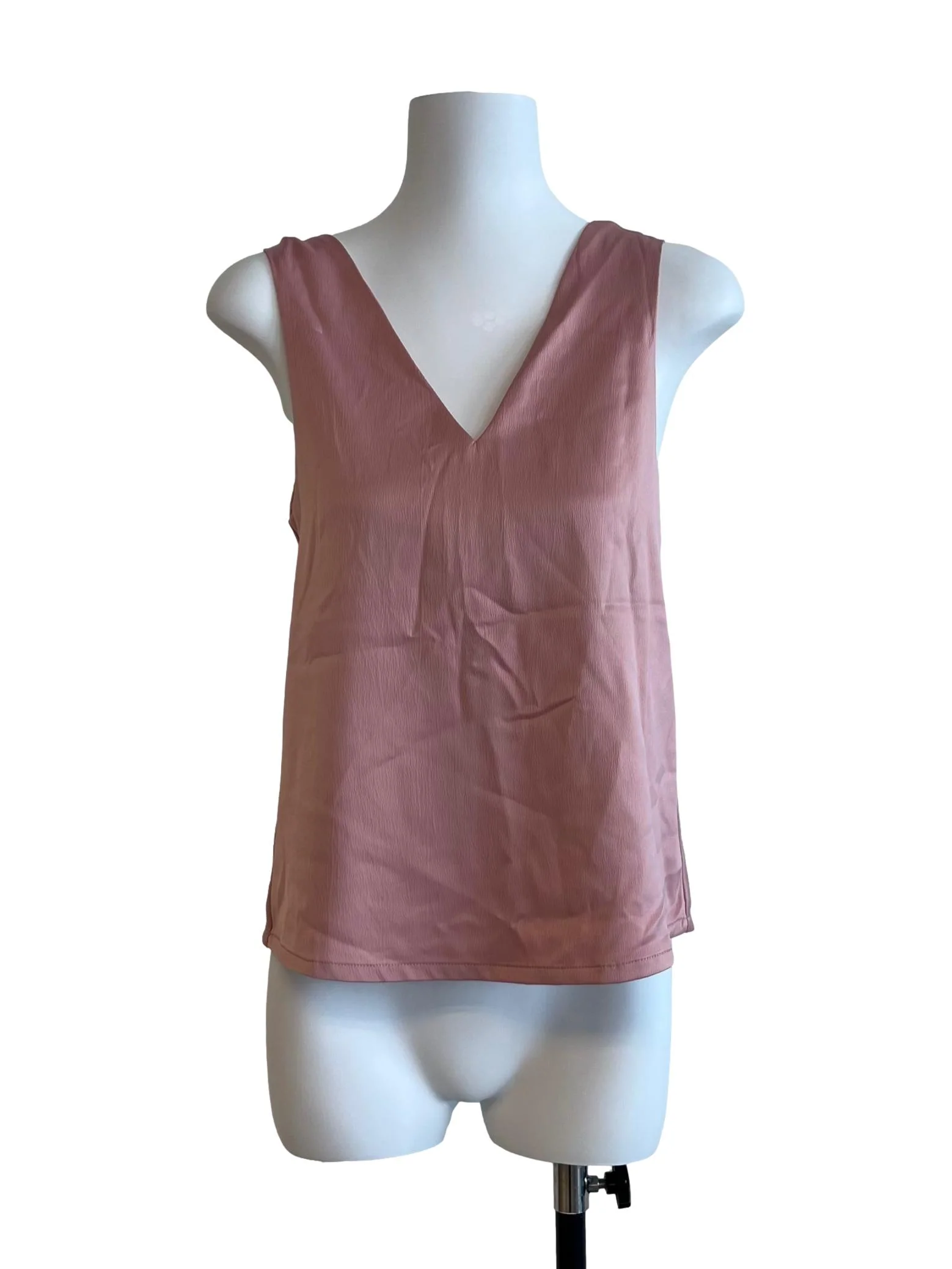 Baby Pink V-Neck Top