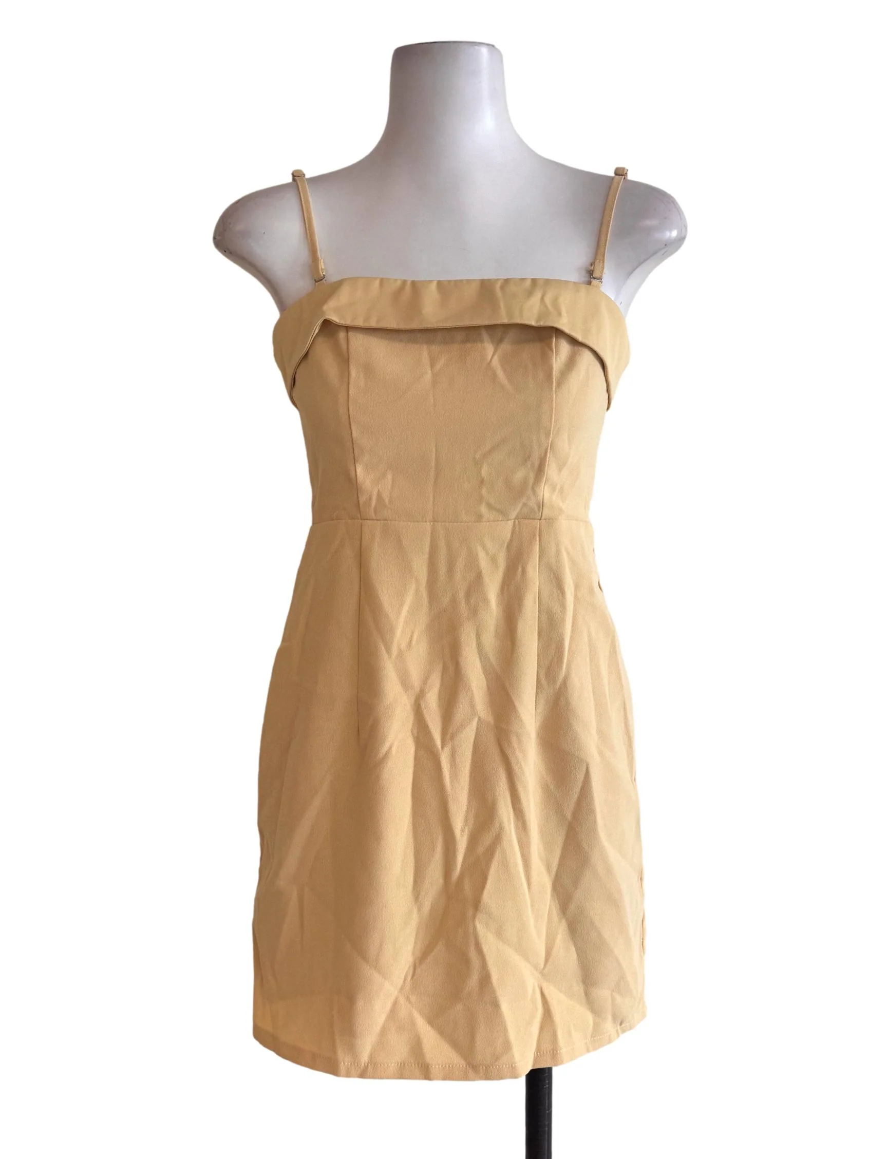 Banana Yellow Sleeveless Dress YHF