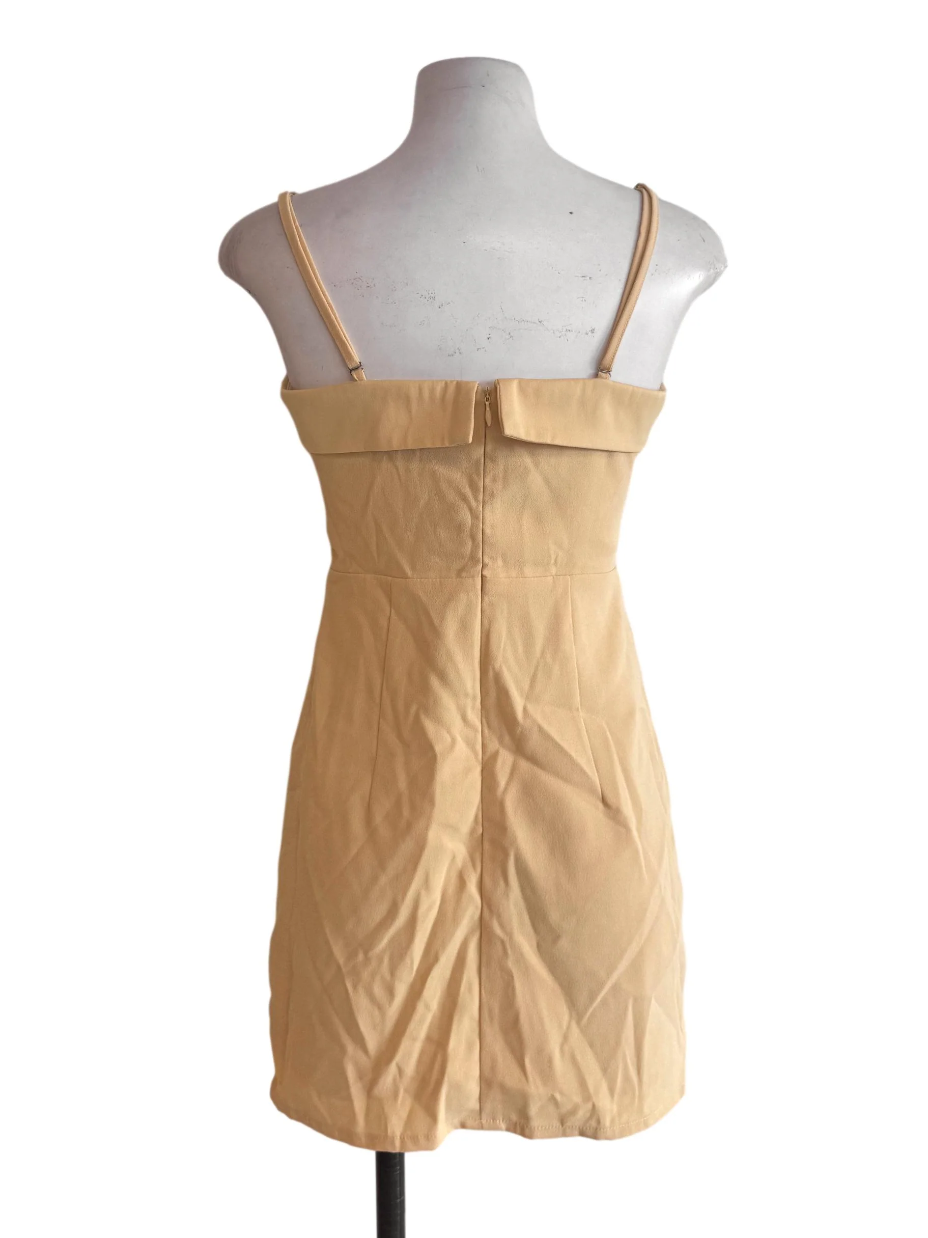 Banana Yellow Sleeveless Dress YHF - Image 2