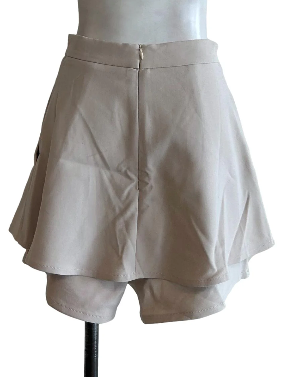 Beige A-Line Skort - Image 2