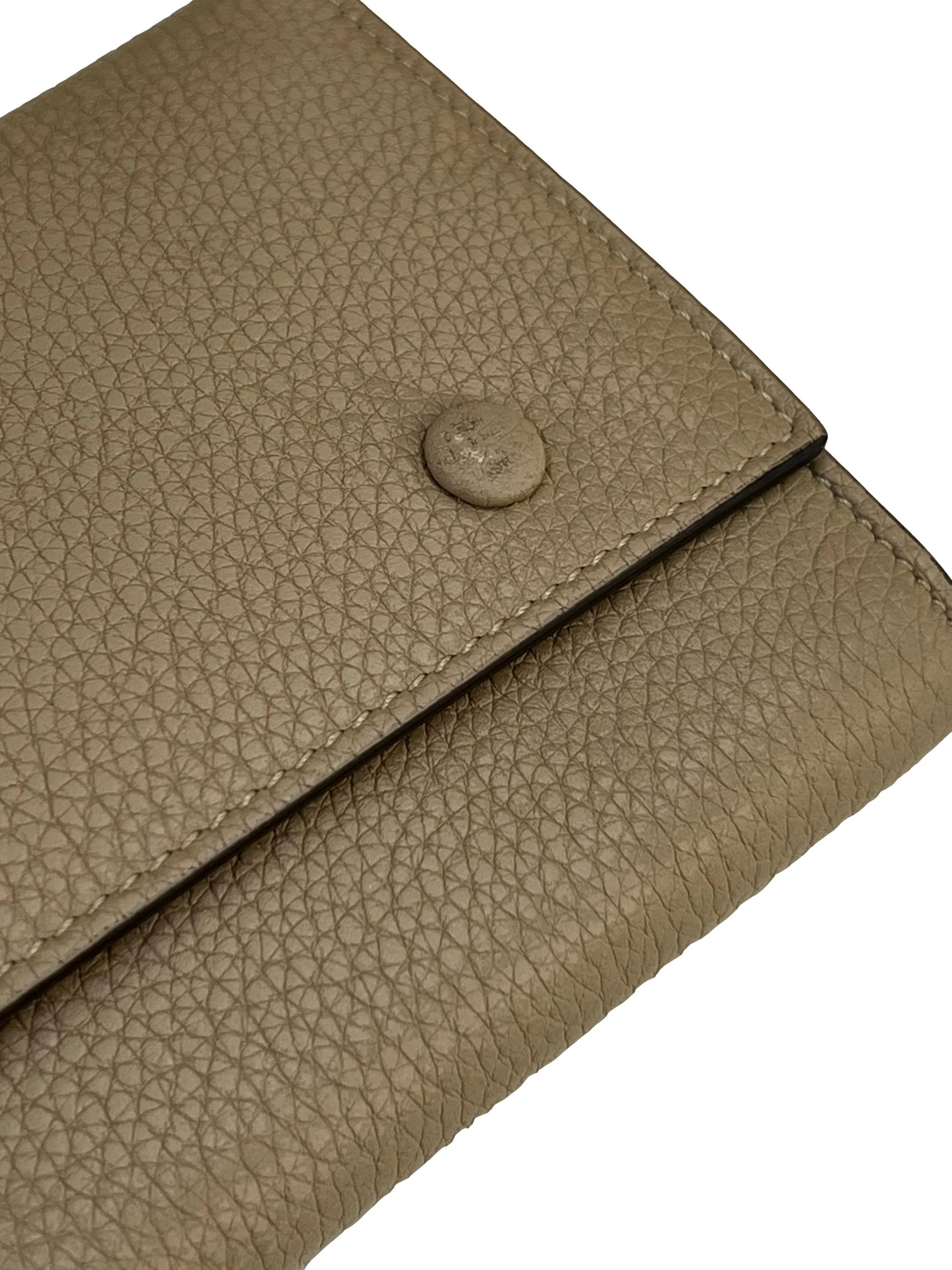 Beige Large Flap Wallet - Image 4