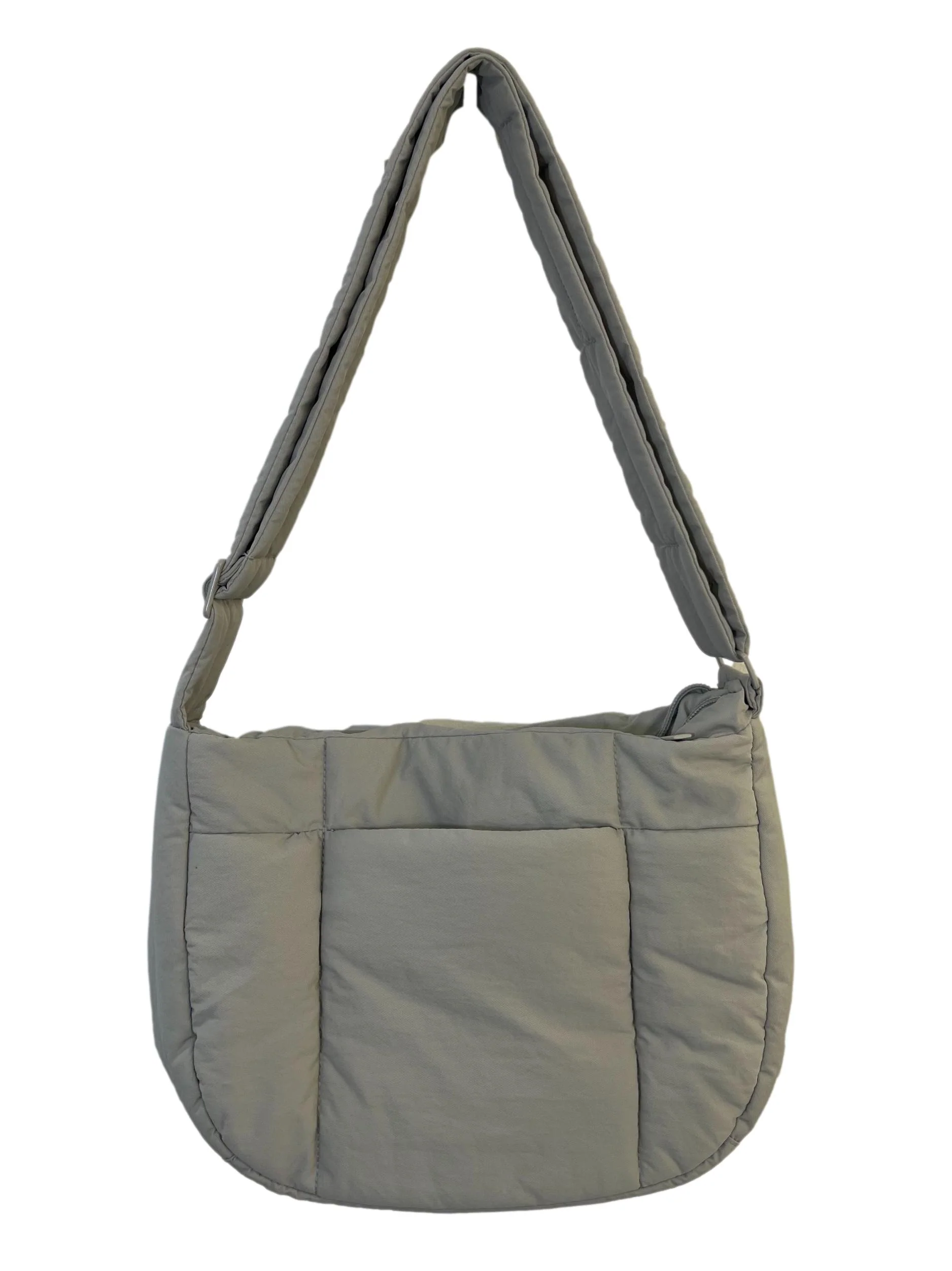 Beige Mini Puffy Crossbody Bag - Image 2