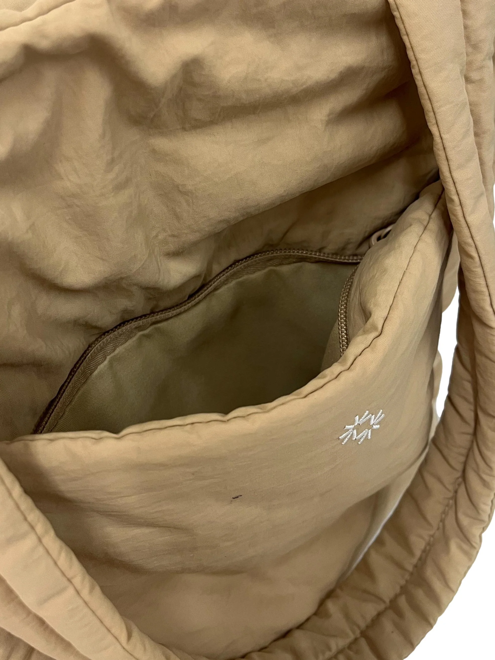 Beige Puffer Shopper Bag CSN - Image 6