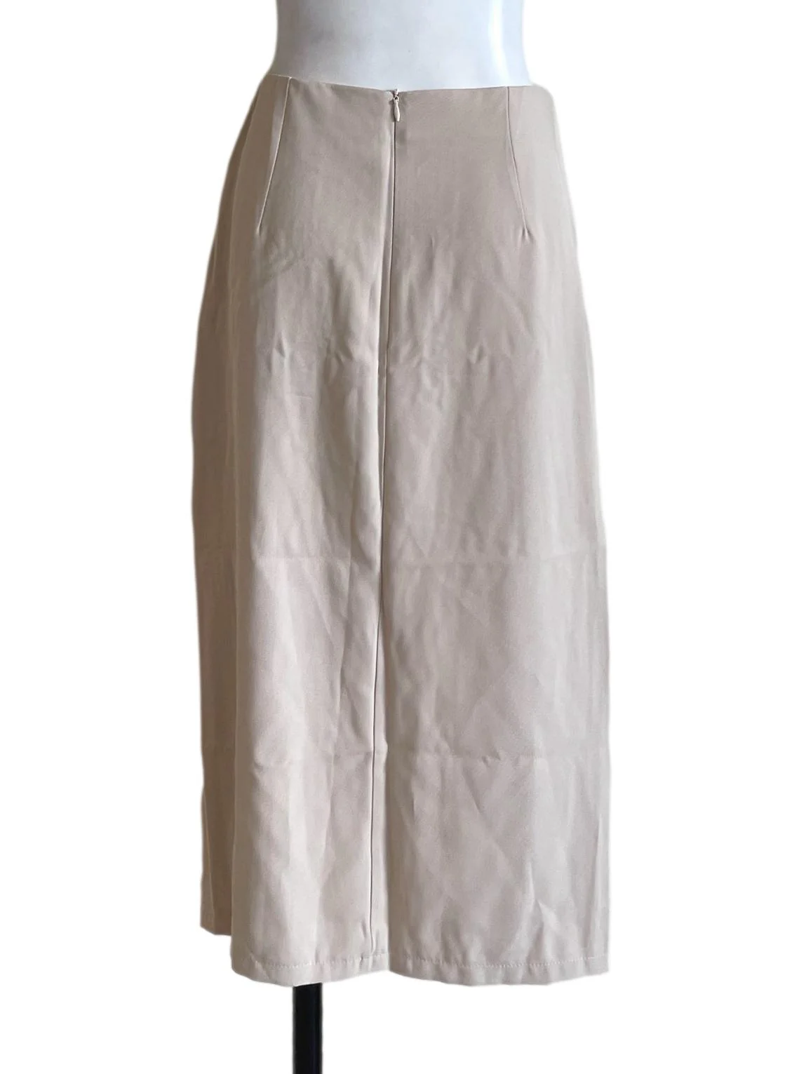 Beige Ruffled Side Skirt - Image 2