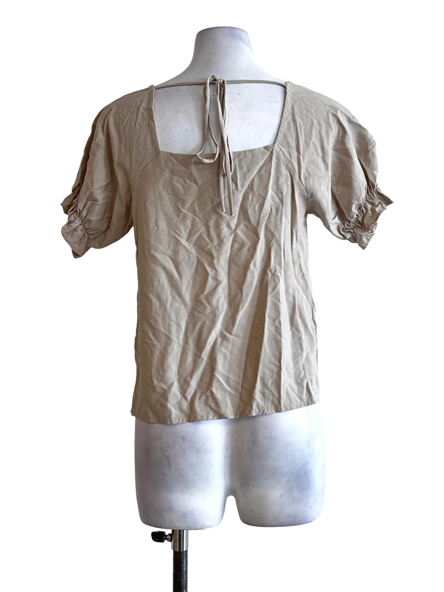 Beige Square Neck Top TEM - Image 2