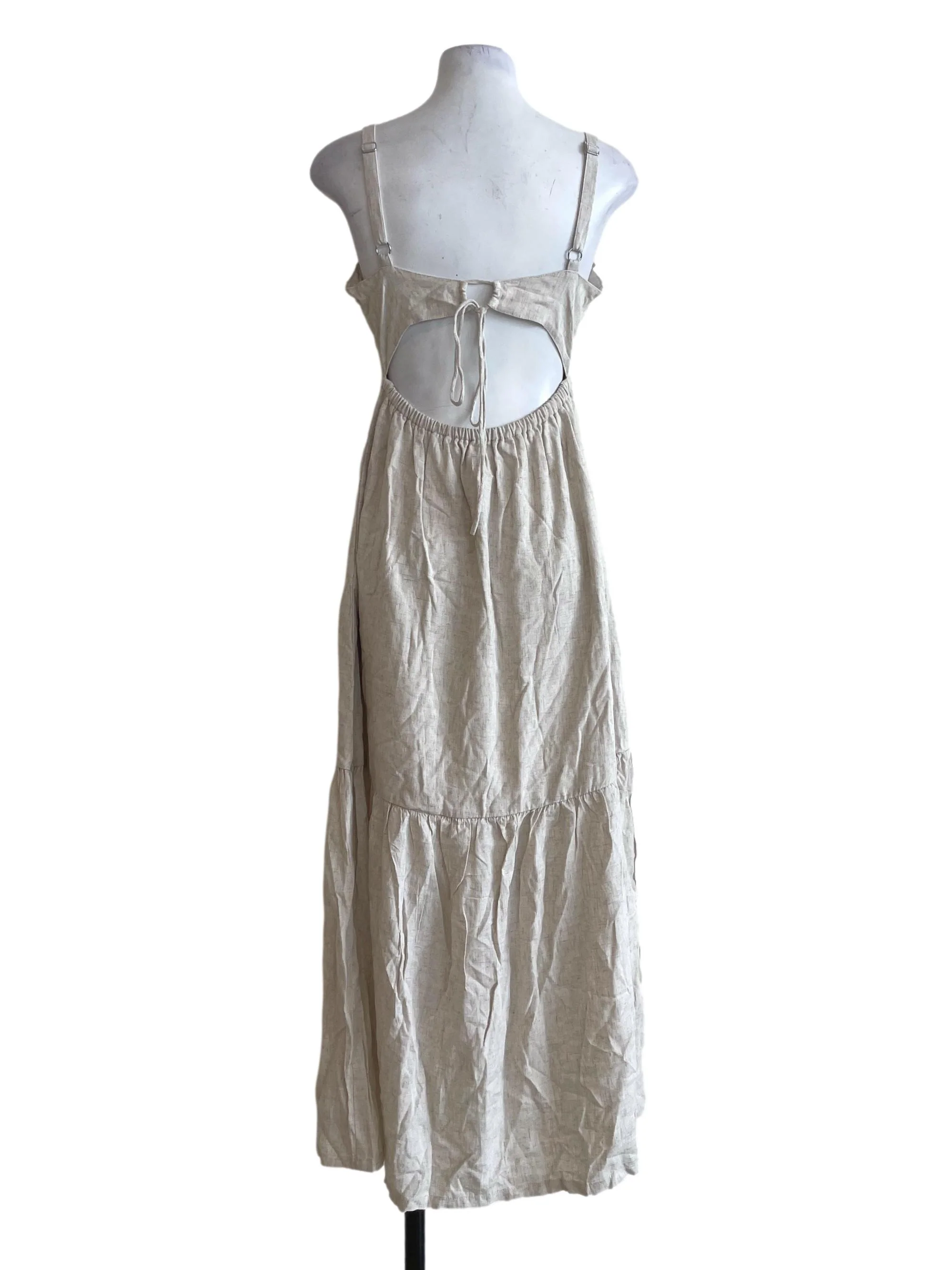 Beige Tiered Dress - Image 2