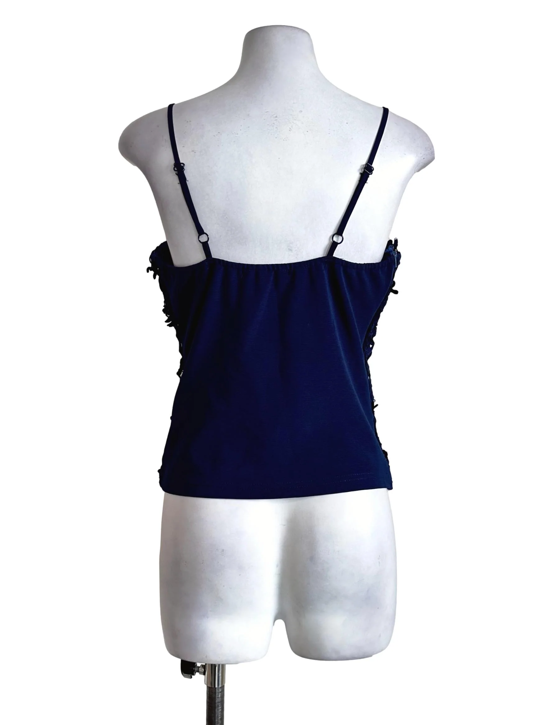 Berry Blue Lace Pattern Top - Image 2