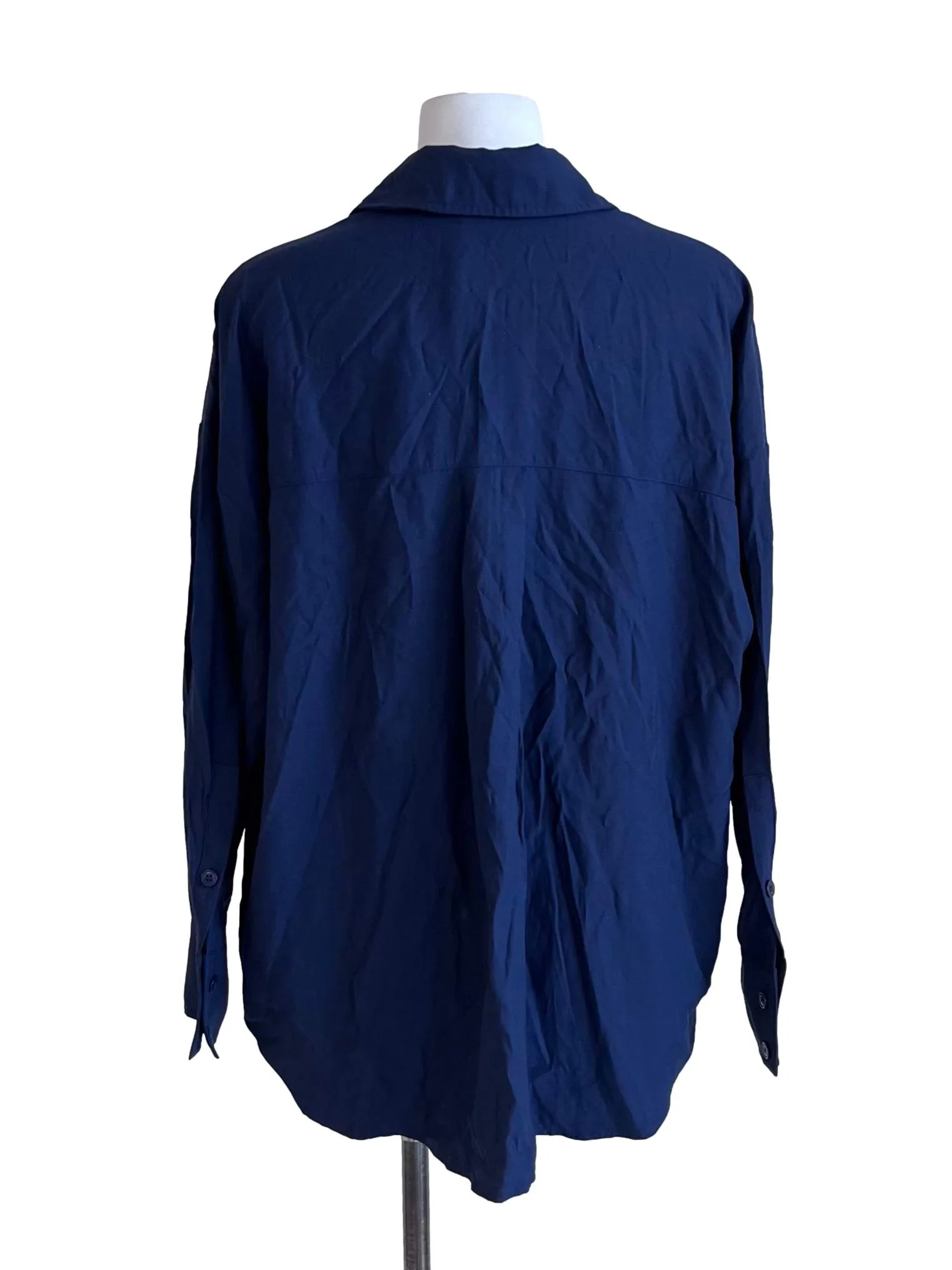 Berry Blue Oversized Shirt - Image 2