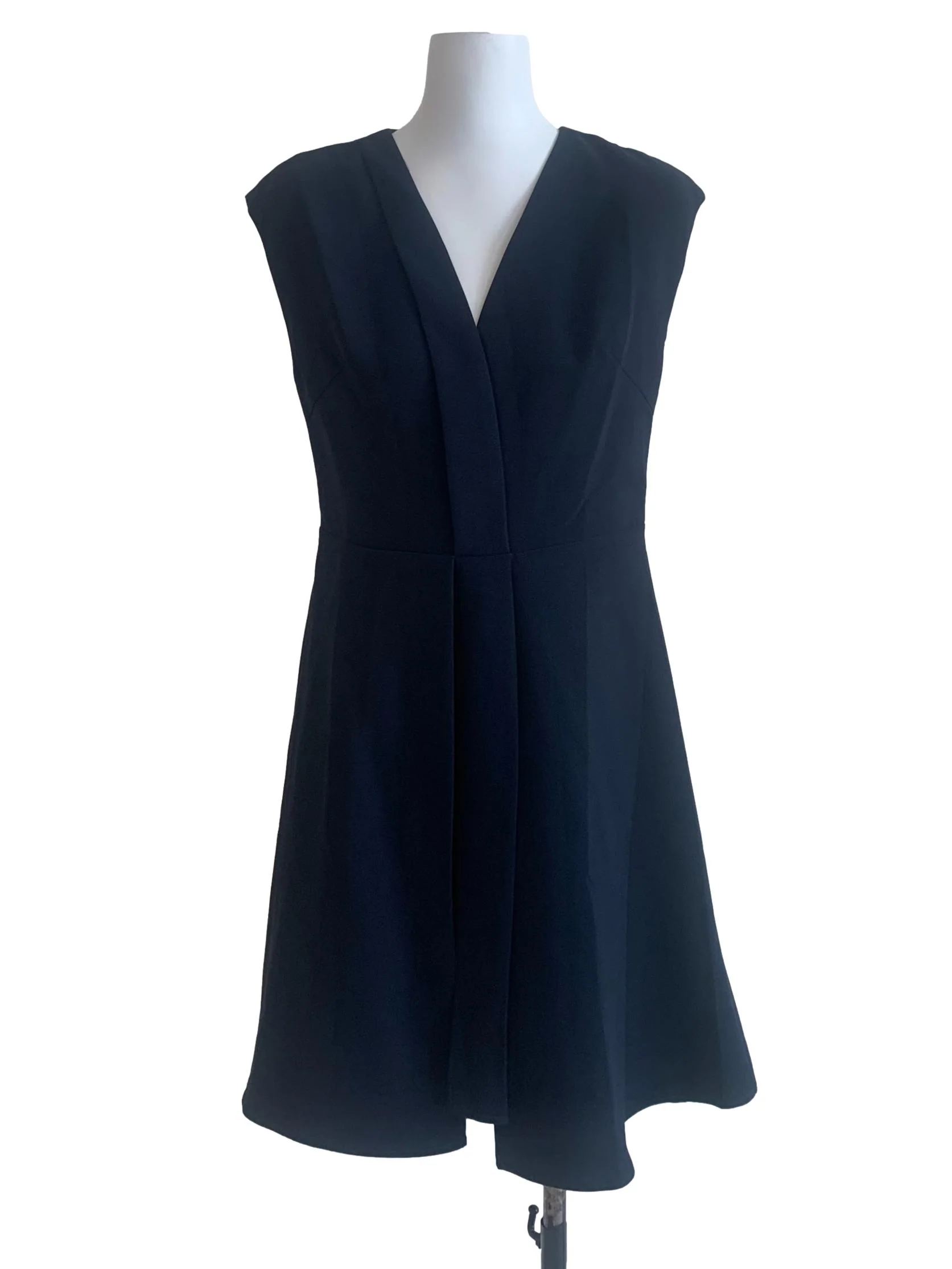 Berry Blue V Neck Dress