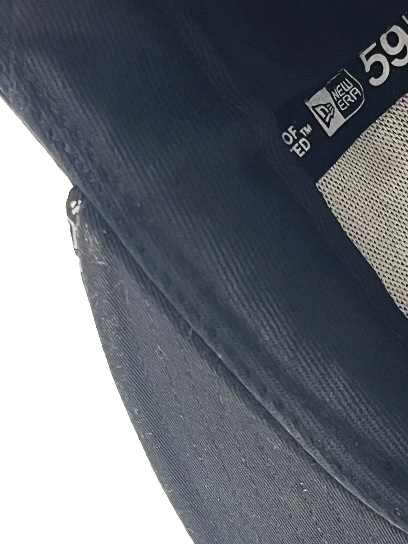 Black And White Monogram Print With Embroidery Snapback Cap - Image 5