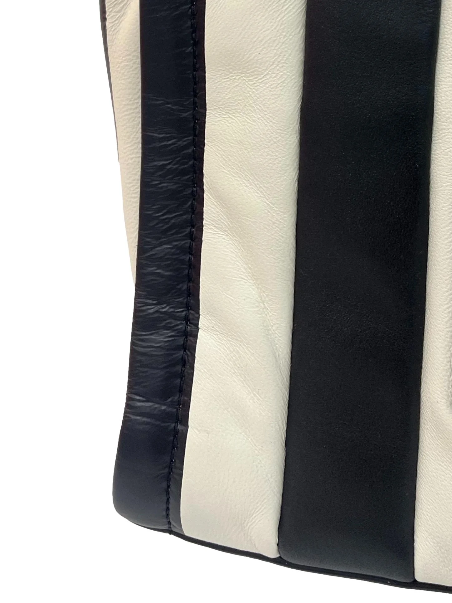 Black And White The Striped Small Tote Bag CSN - Image 4
