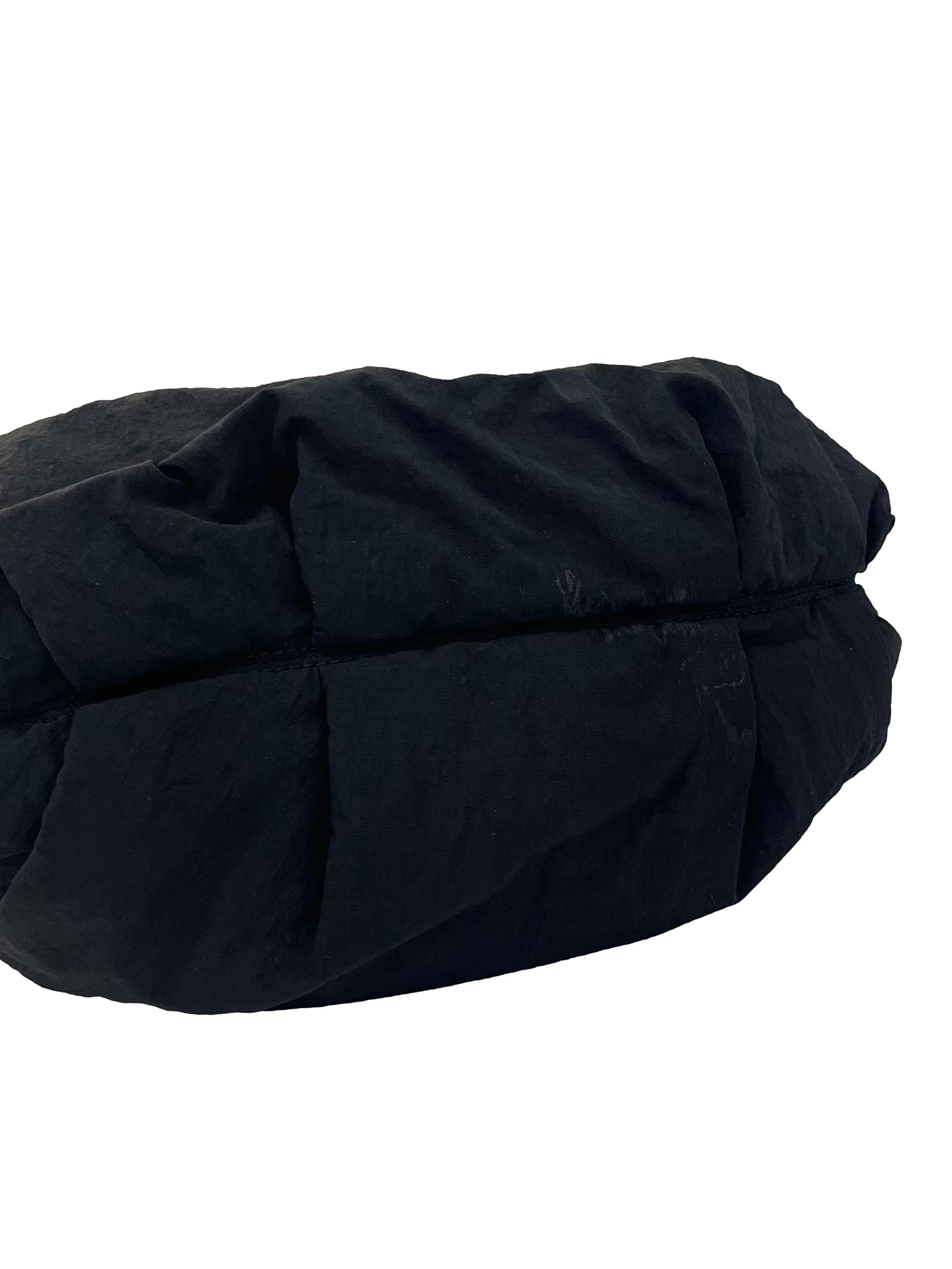 Black Aspen Ruched Hobo Bag - Image 3