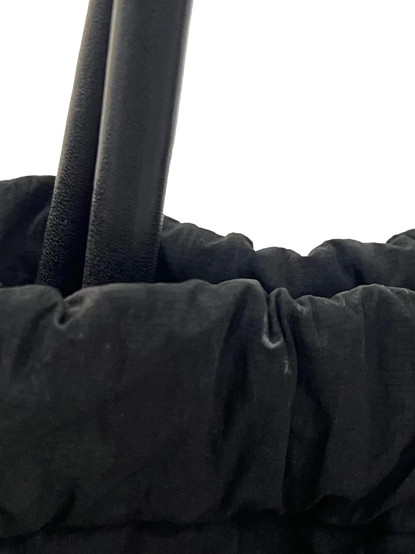 Black Aspen Ruched Hobo Bag - Image 6