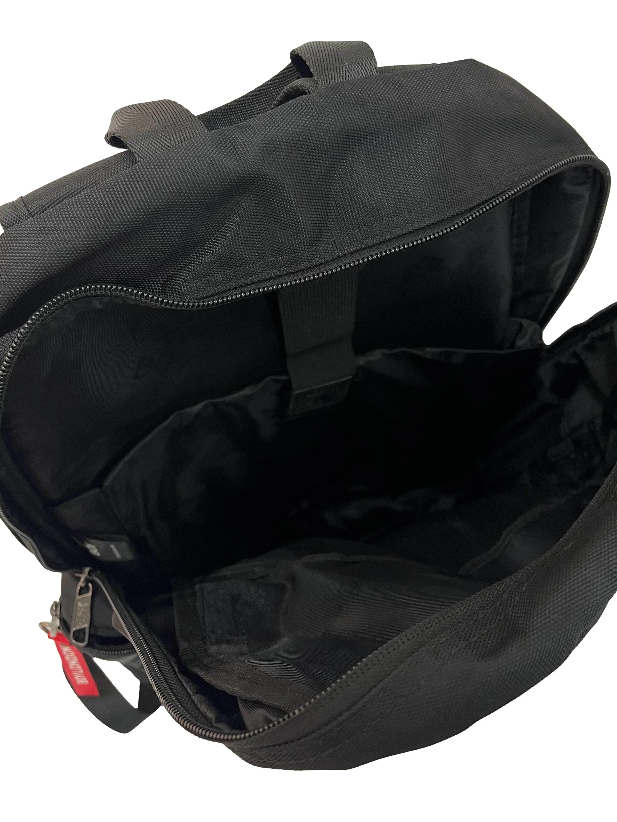 Black Backpack With Buckle Details - Image 3