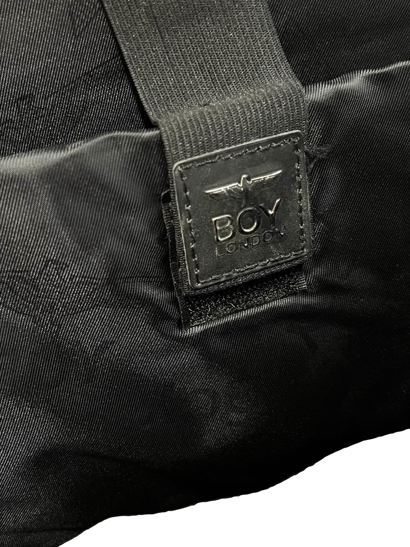 Black Backpack With Buckle Details - Image 4