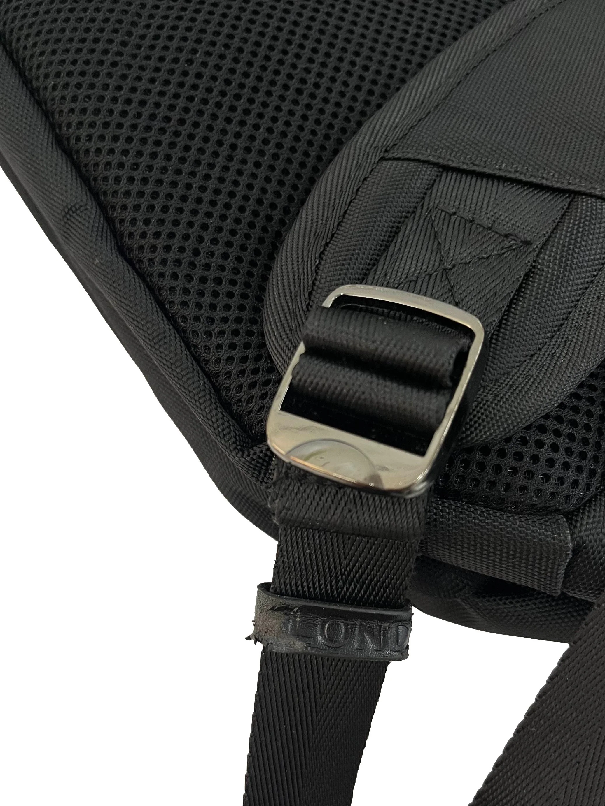 Black Backpack With Buckle Details - Image 6