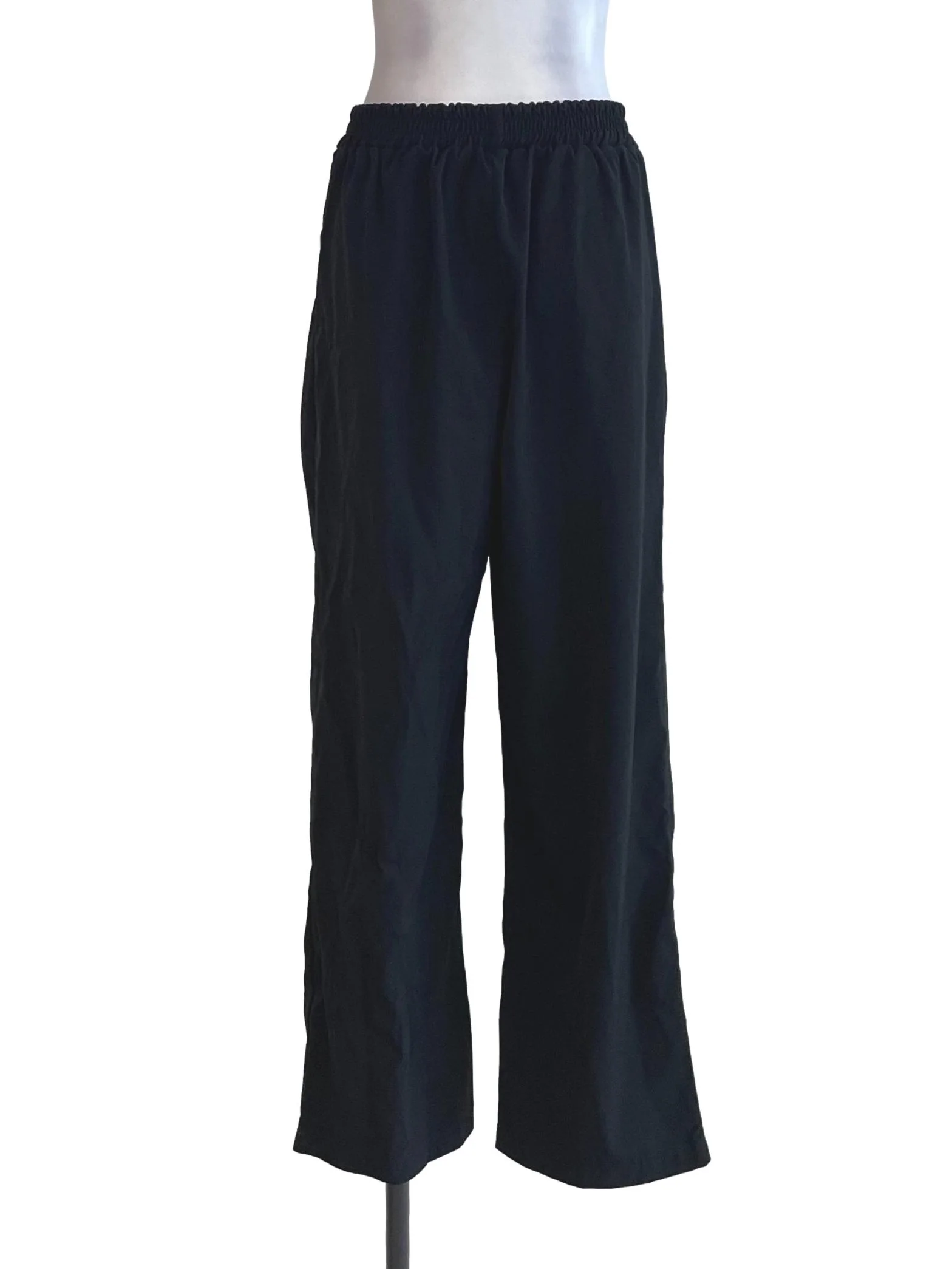Black Basic Trousers - Image 2