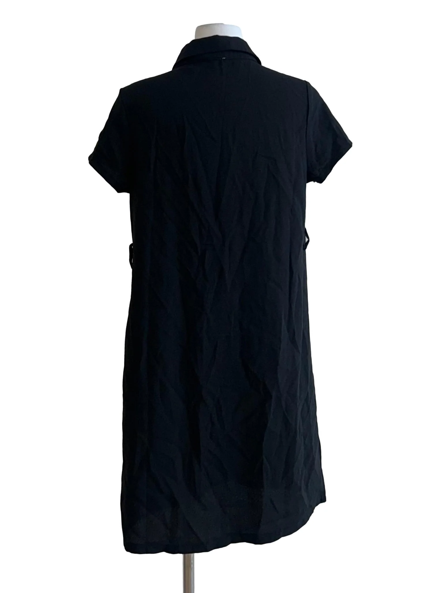Black Basic Long Shirt - Image 2