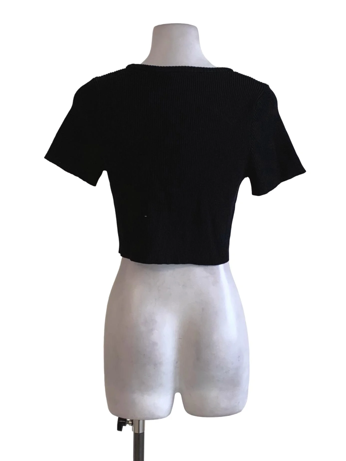 Black Bengal Stripe Blouse - Image 2