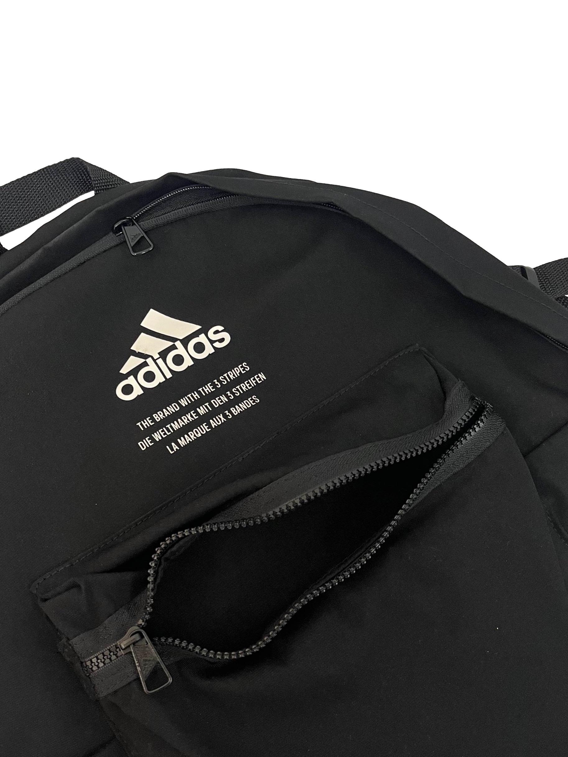 Black Canvas Backpack - Image 4