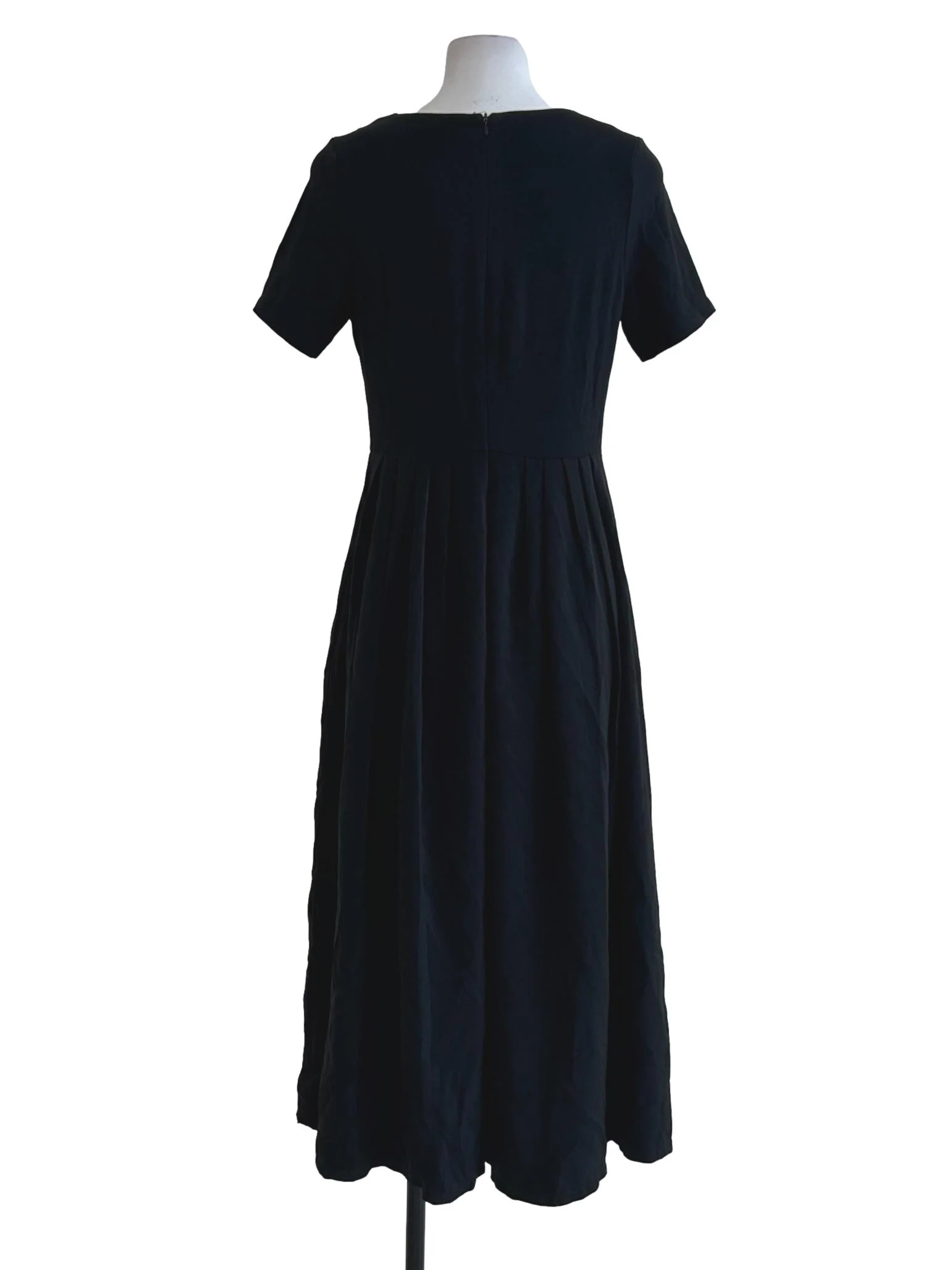 Onyx Black Cullote Leg Jumpsuit - Image 2