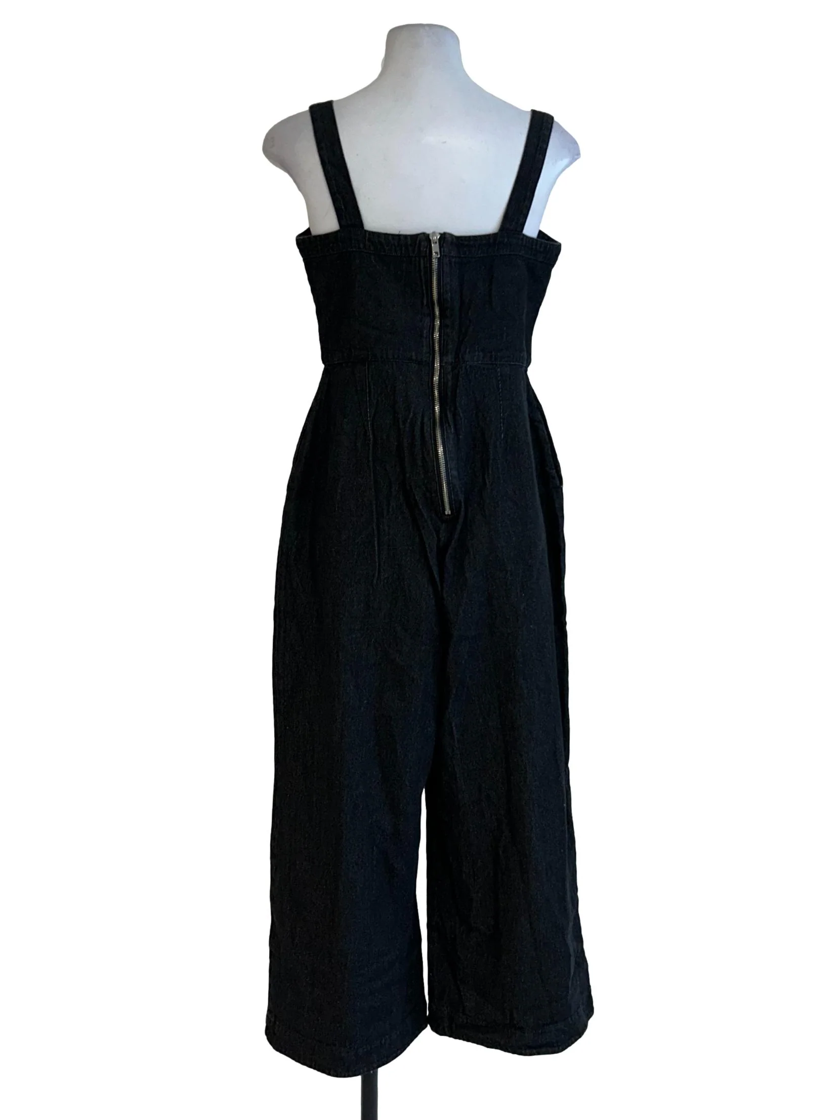 Black Denim Jumpsuits - Image 2