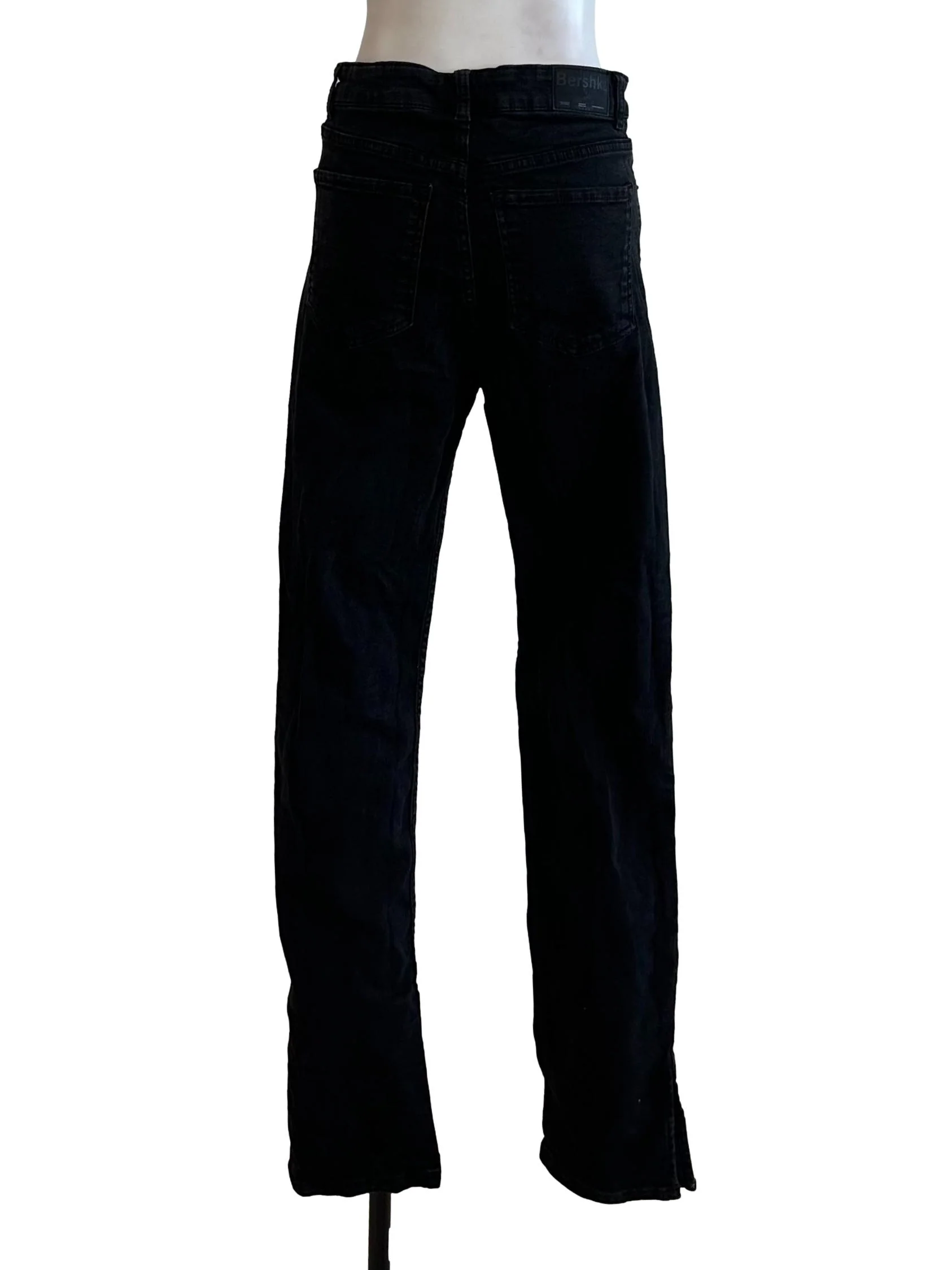 Black Denim Skinny Jeans - Image 2