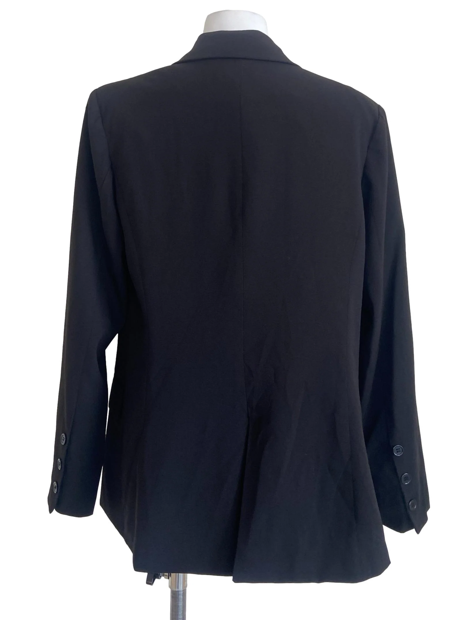 Black Double Breasted Blazer - Image 2