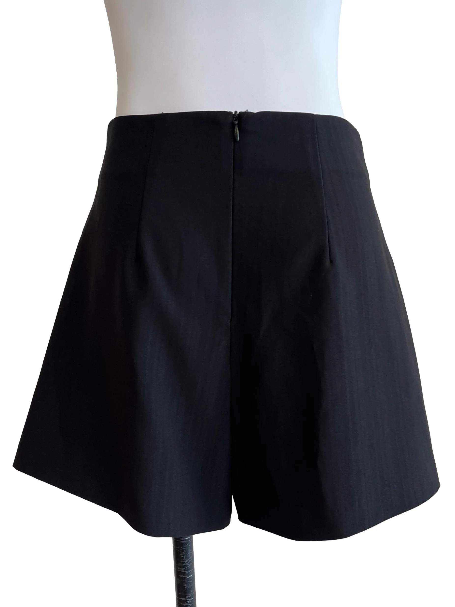 Black Faux Pocket Skorts - Image 2