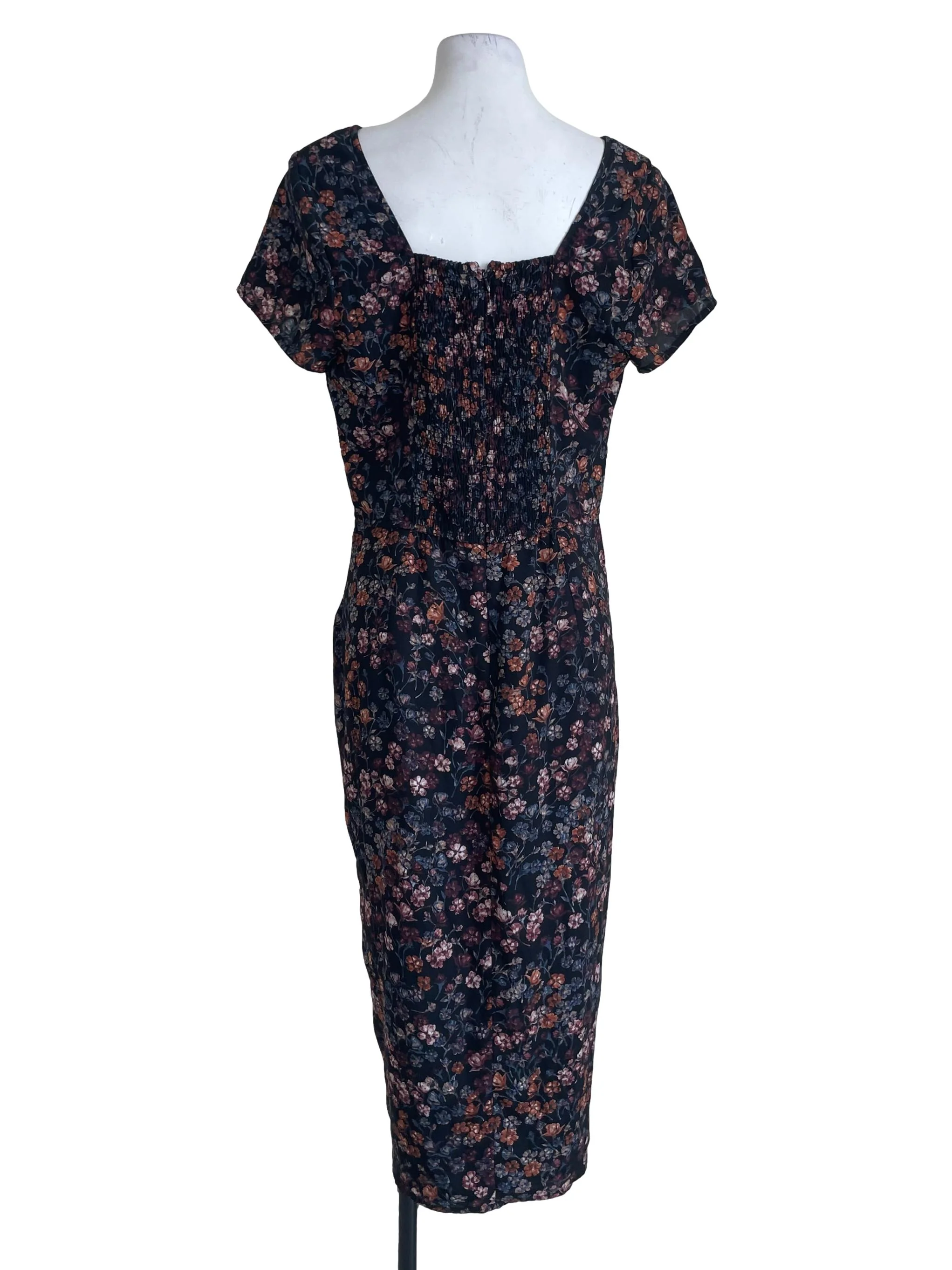 Black Floral Dress - Image 2