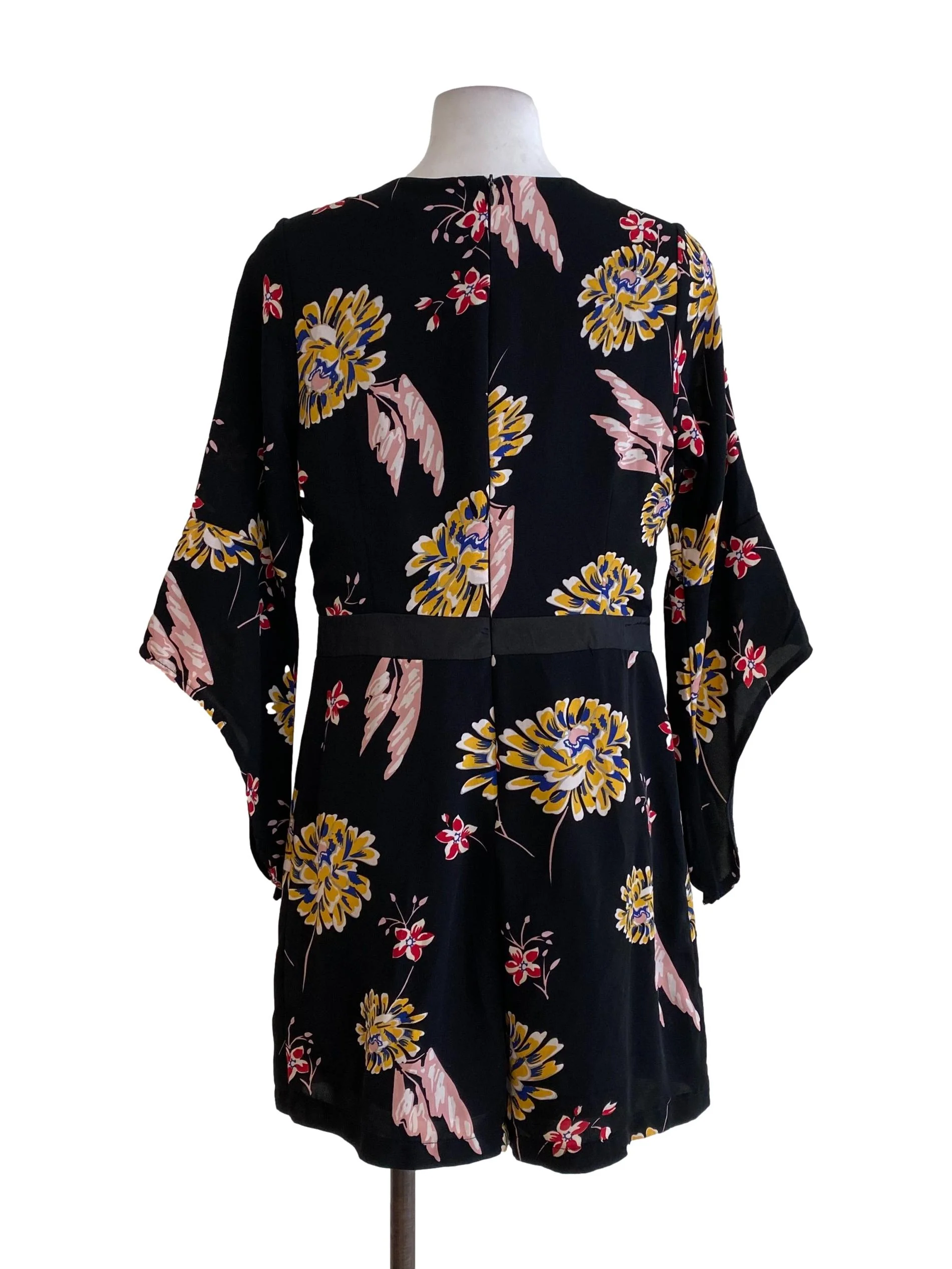 Black Floral Rompers - Image 2