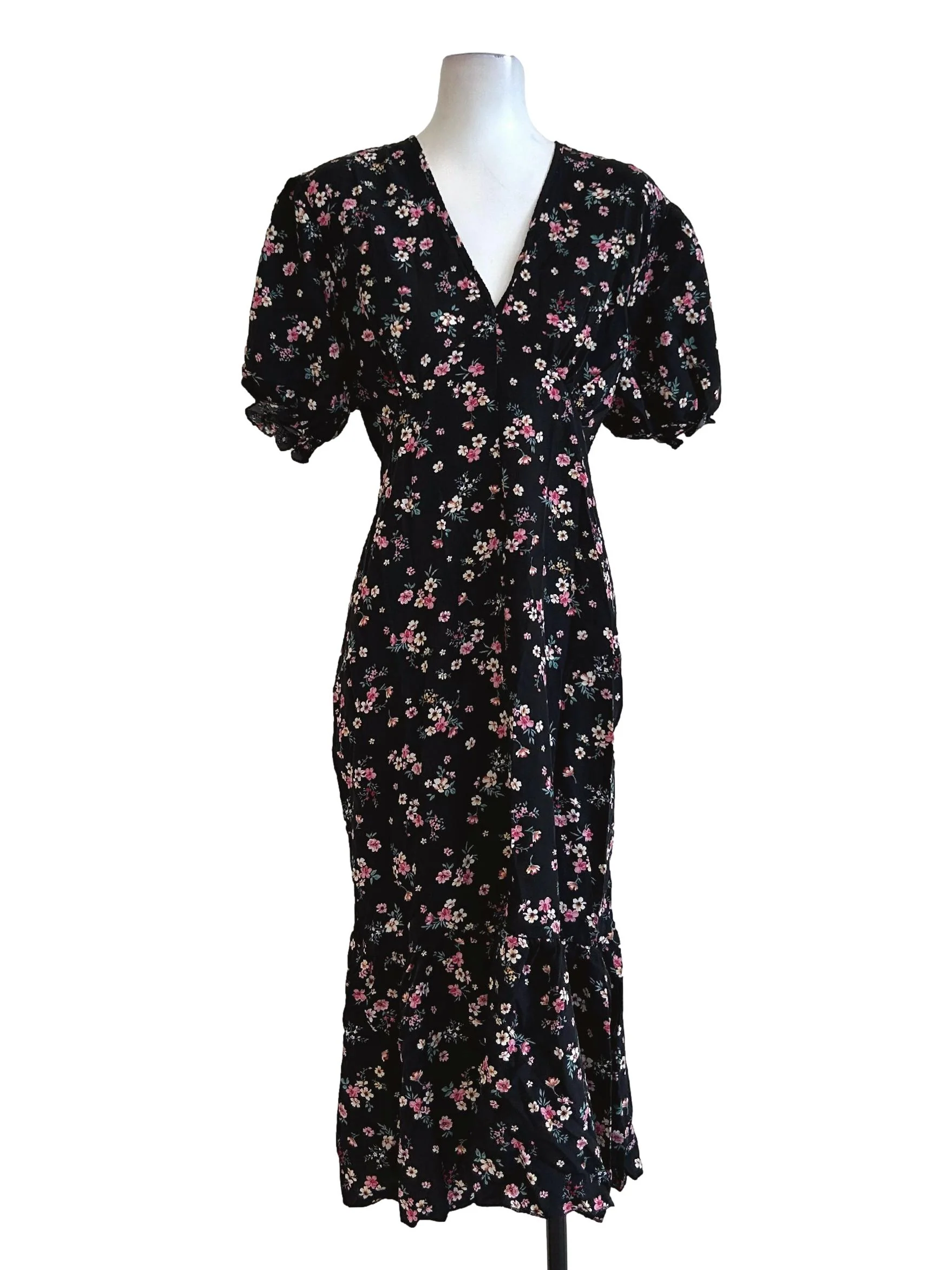 Black Floral Sundress