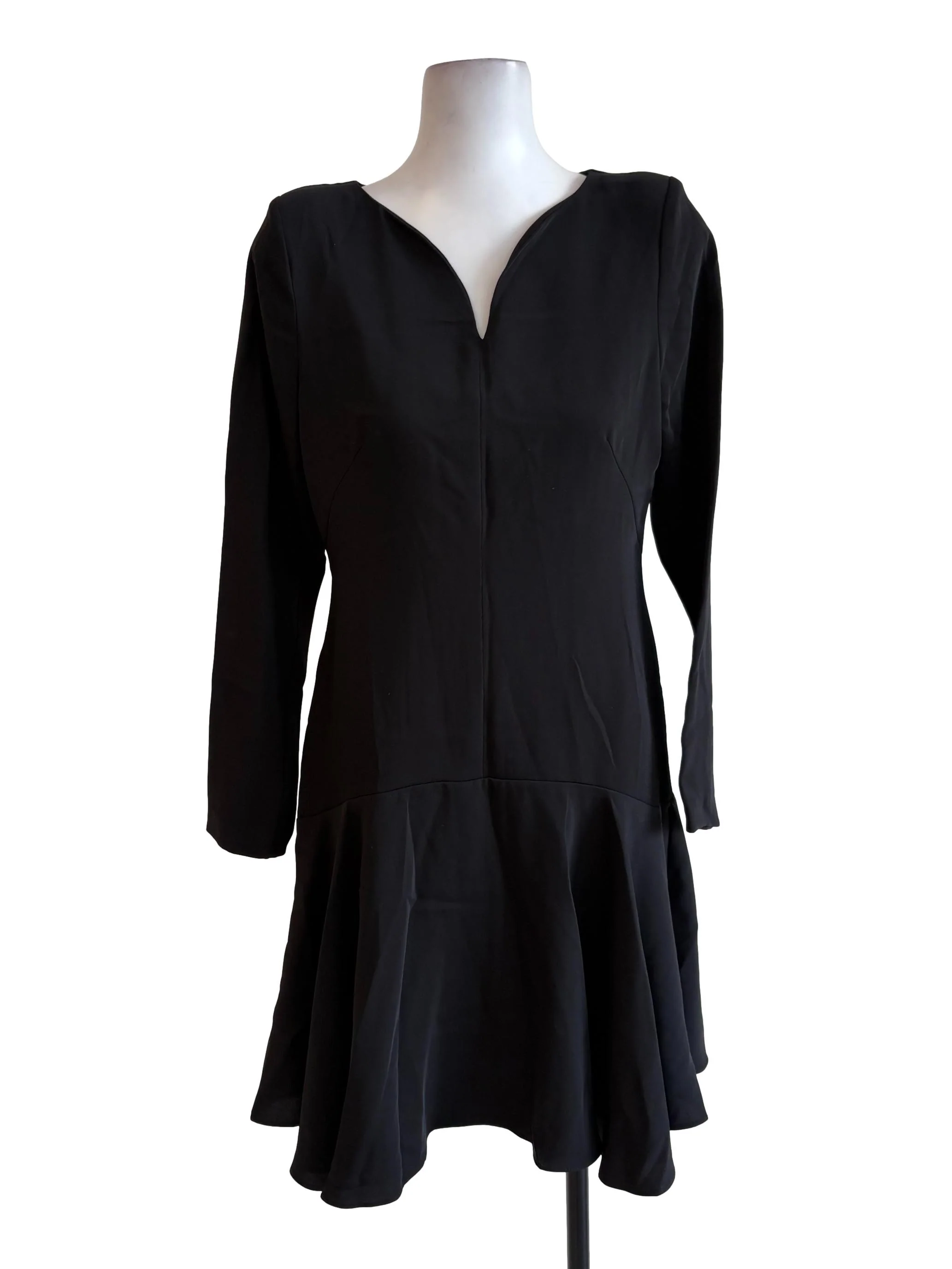 Black Flounced Dress