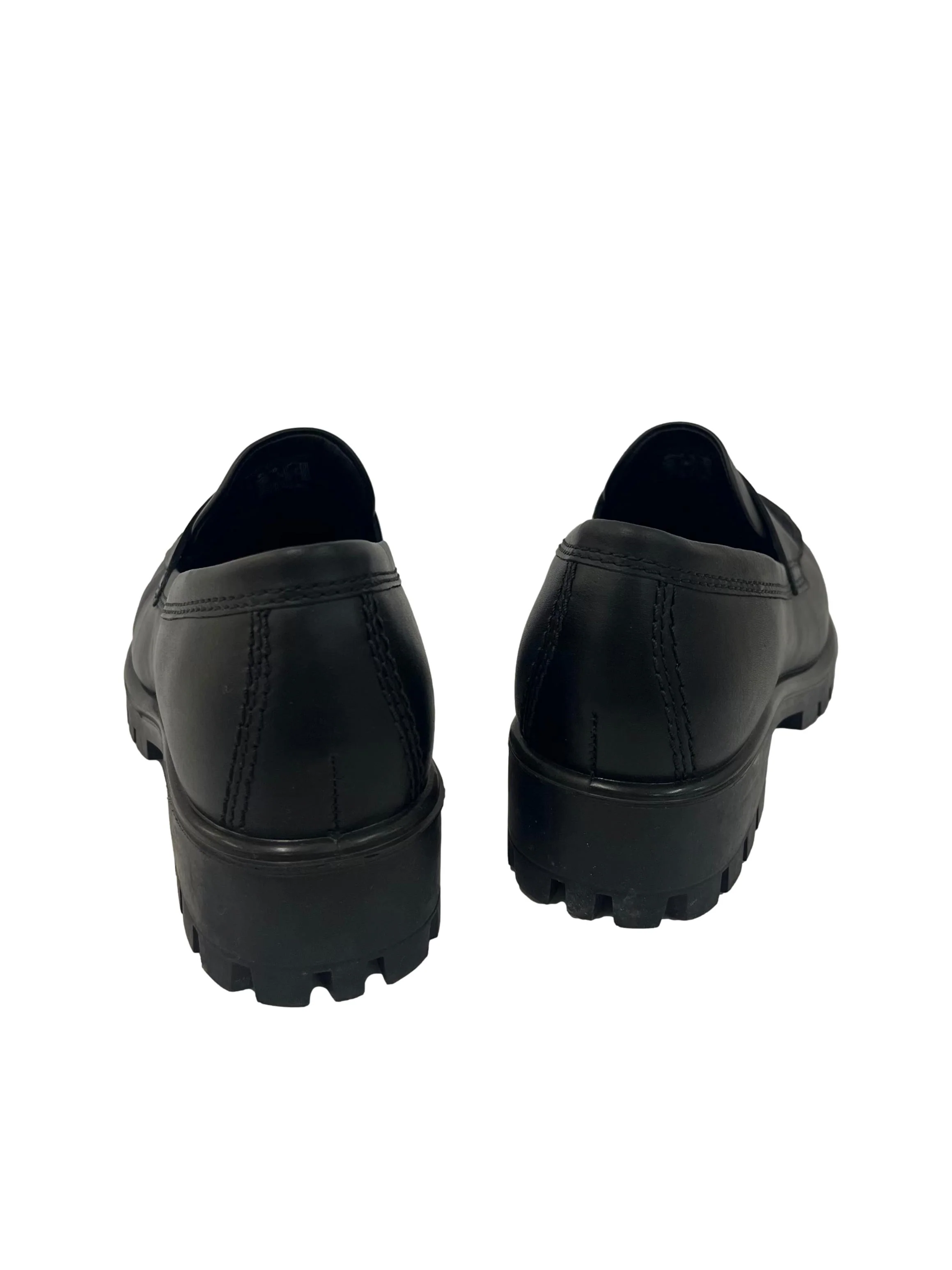 Black Heeled Loafers - Image 3