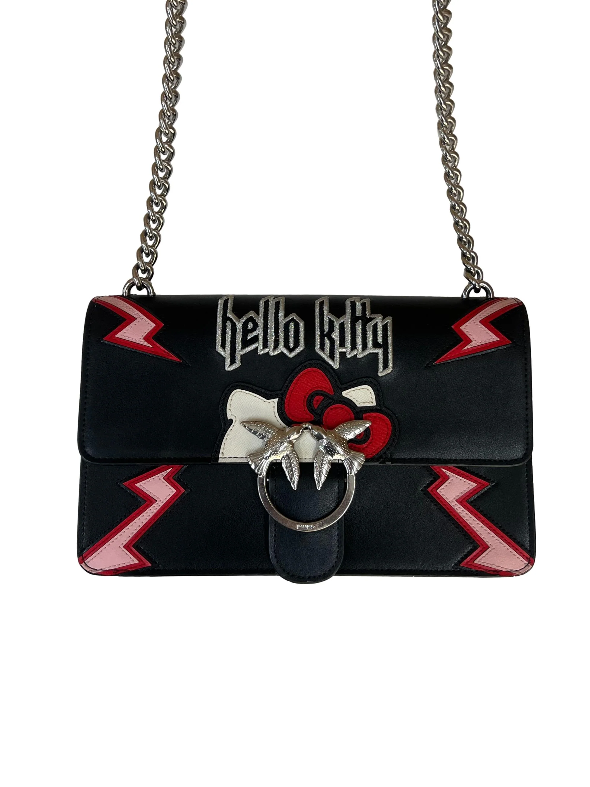 Black Hello Kitty Chain Crossbody Bag