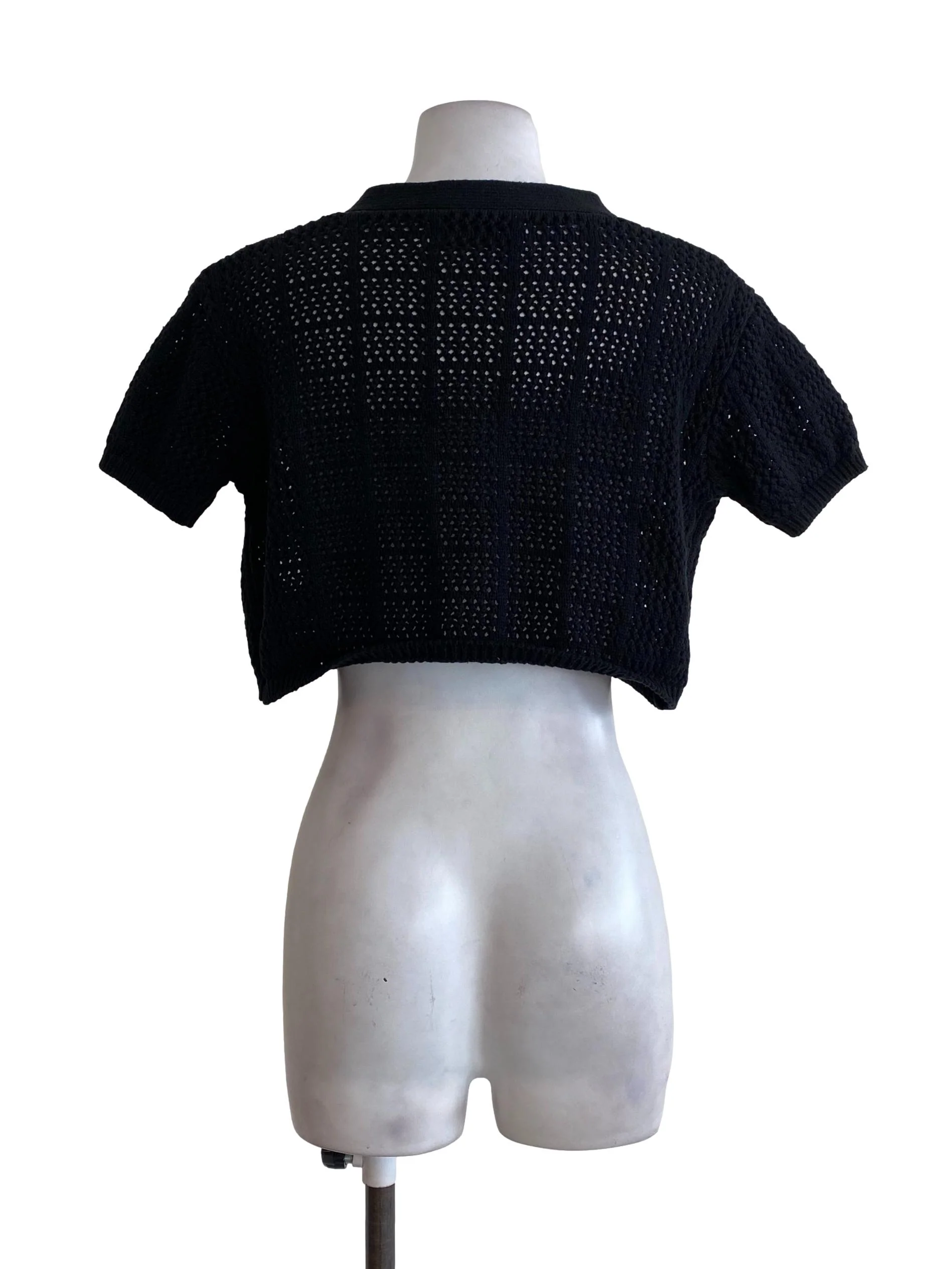 Black Knit Jacket - Image 2